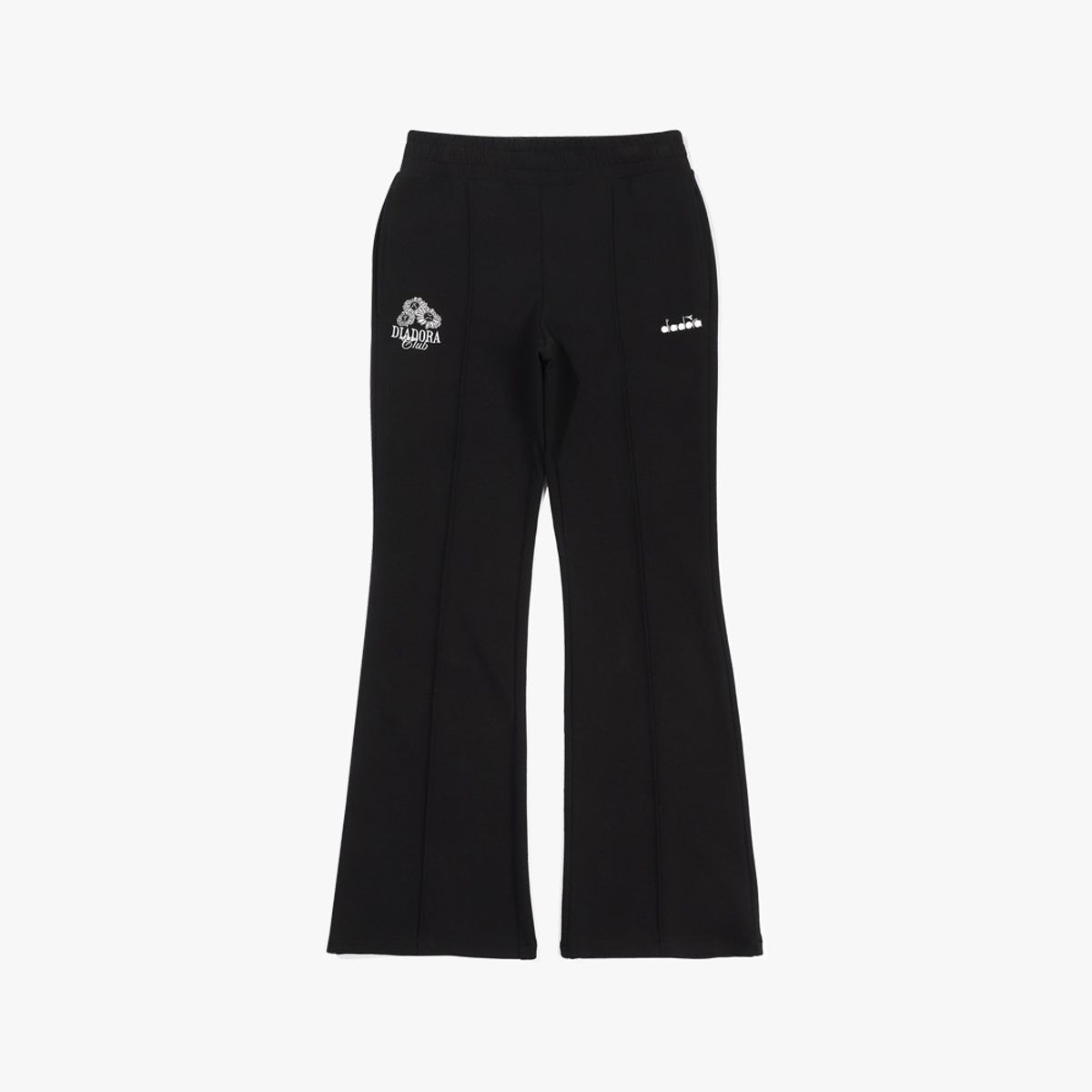 디아도라(diadora) 블루밍 부츠컷 팬츠 우먼 BLACK