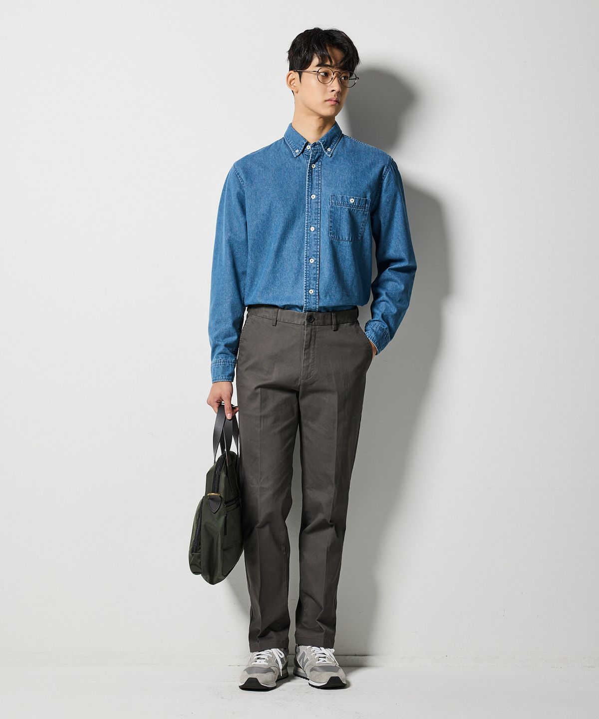 에스티코(STCO) DIEMS 9.5oz Vintage Denim Shirts 인디고 (이지핏)_DDSXZ11ESL