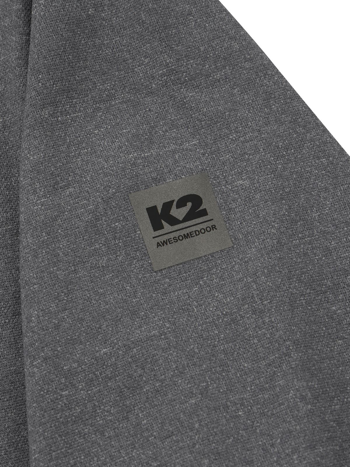 케이투(K2) BOOST_긴팔 폴로 티셔츠_Melange GREY