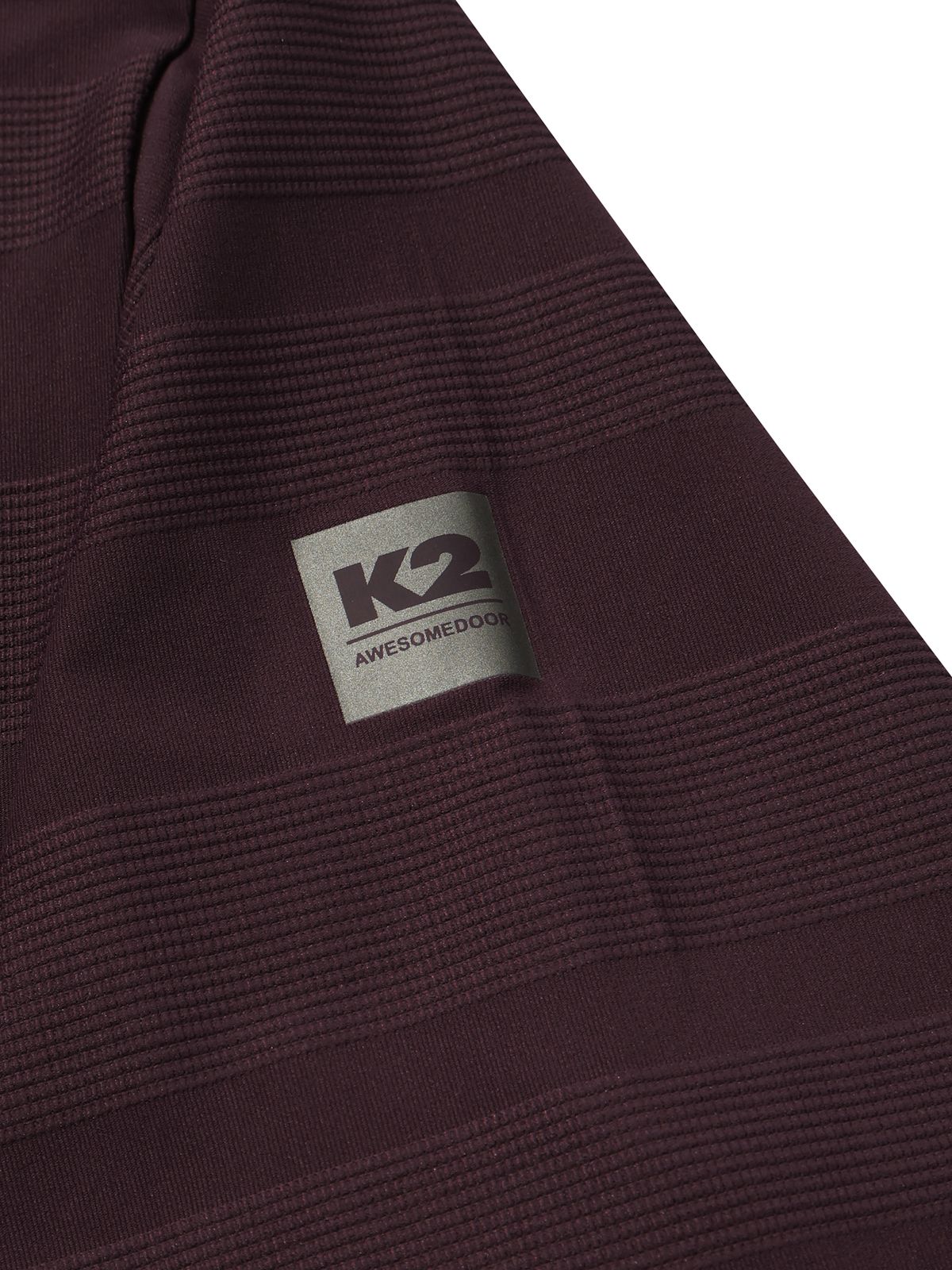 케이투(K2) BOOST_긴팔 자가드 폴로 티셔츠_Plum