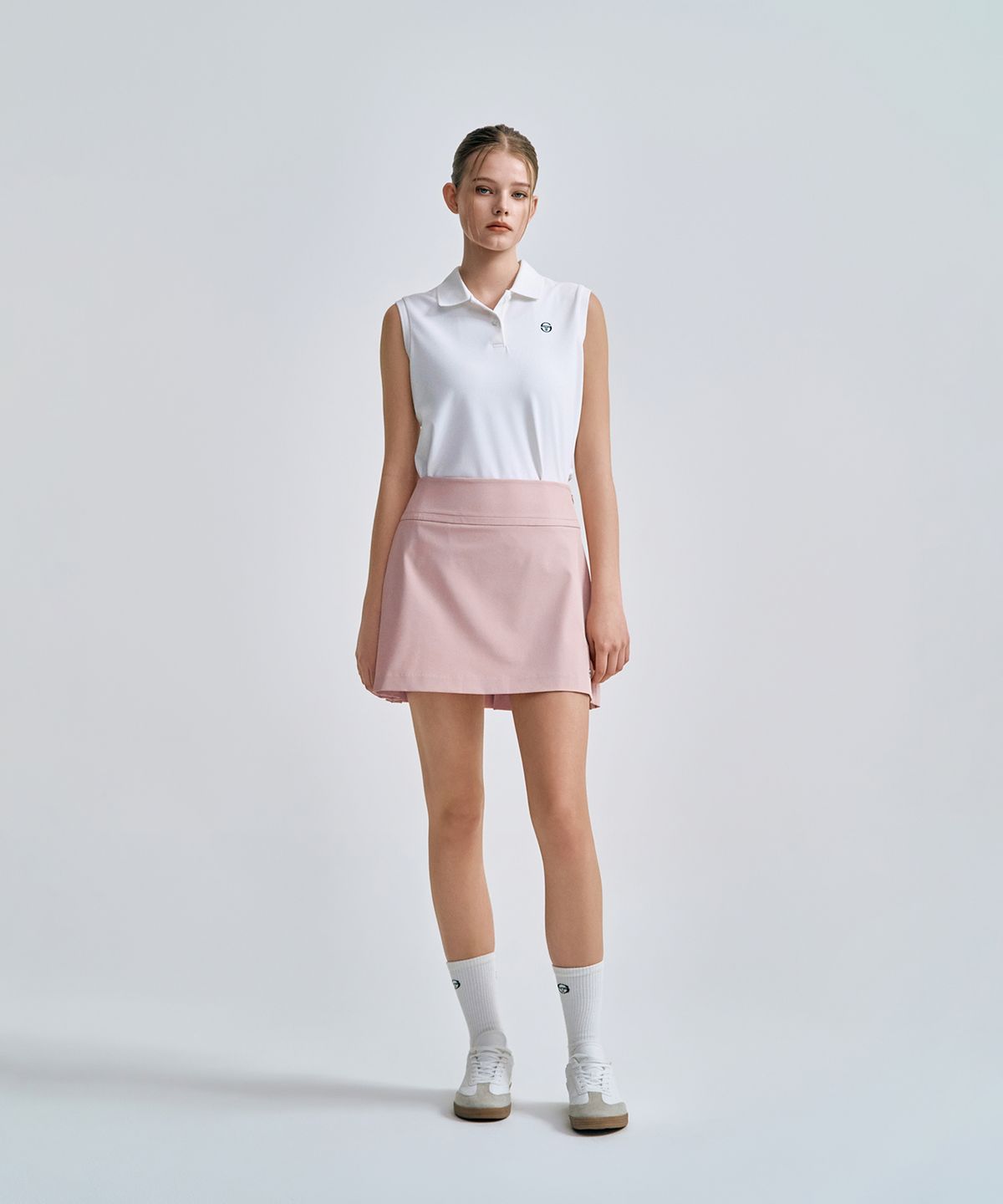세르지오 타키니(SERGIO TACCHINI) W 플레잉 슬리브리스 폴로 (White)