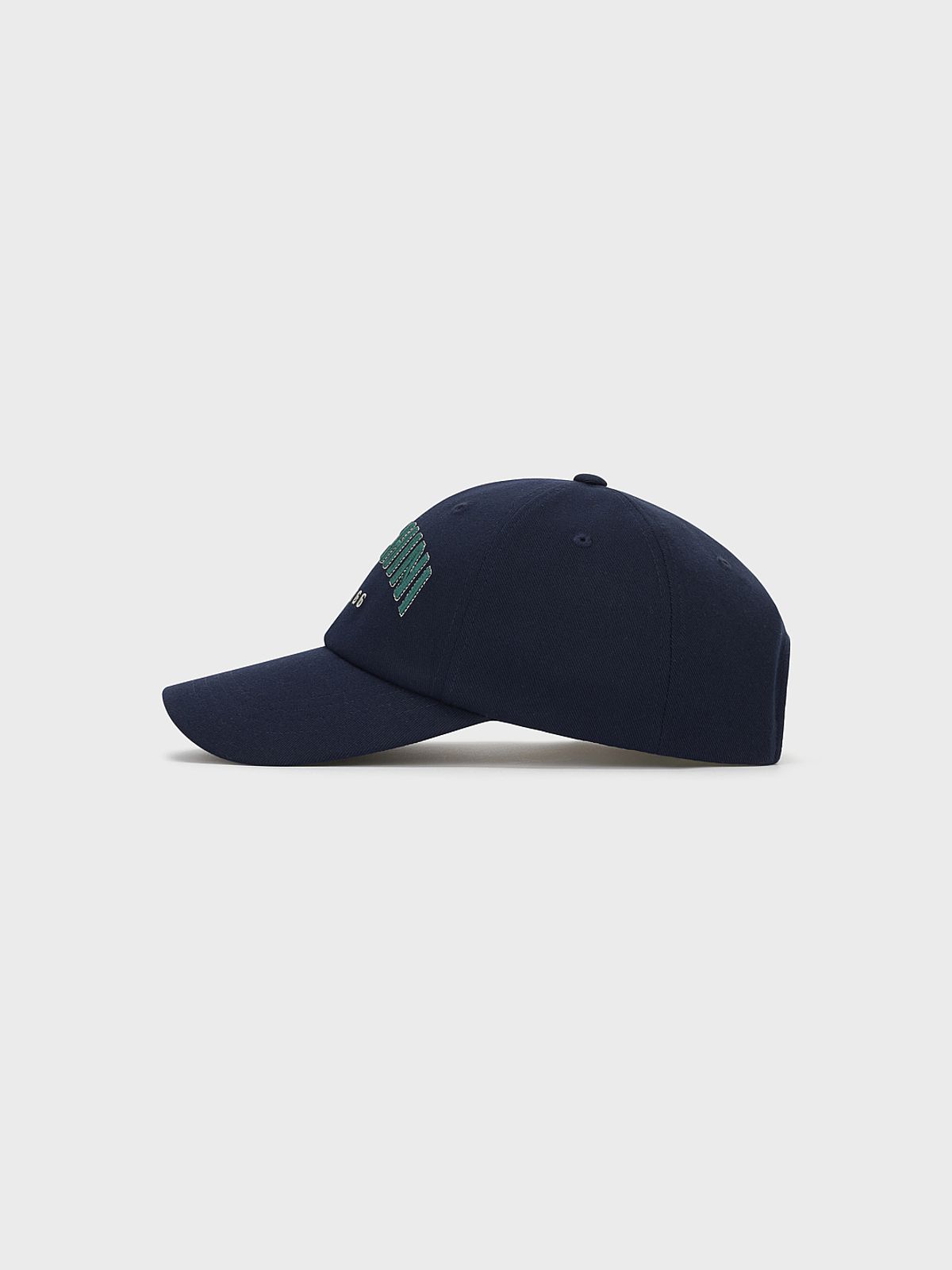 세르지오 타키니(SERGIO TACCHINI) U 레터링 코튼라이크 볼캡 (Navy)