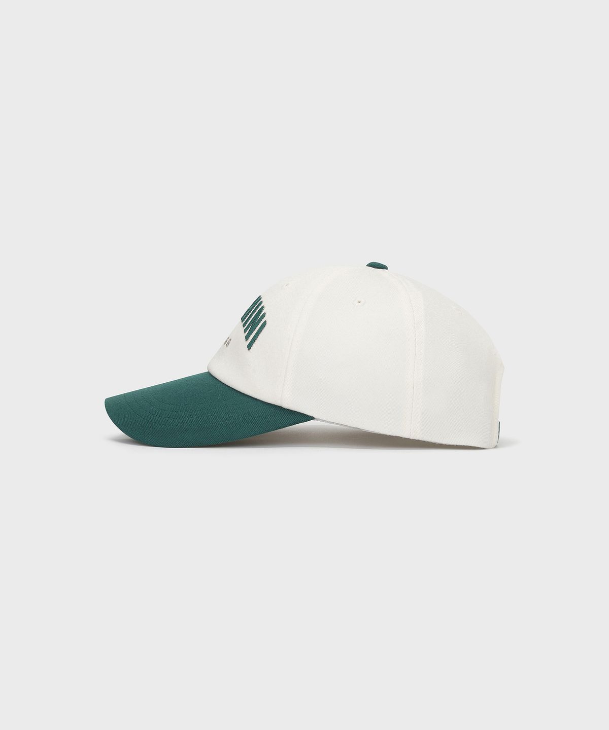 세르지오 타키니(SERGIO TACCHINI) U 레터링 코튼라이크 볼캡 (D.Green)