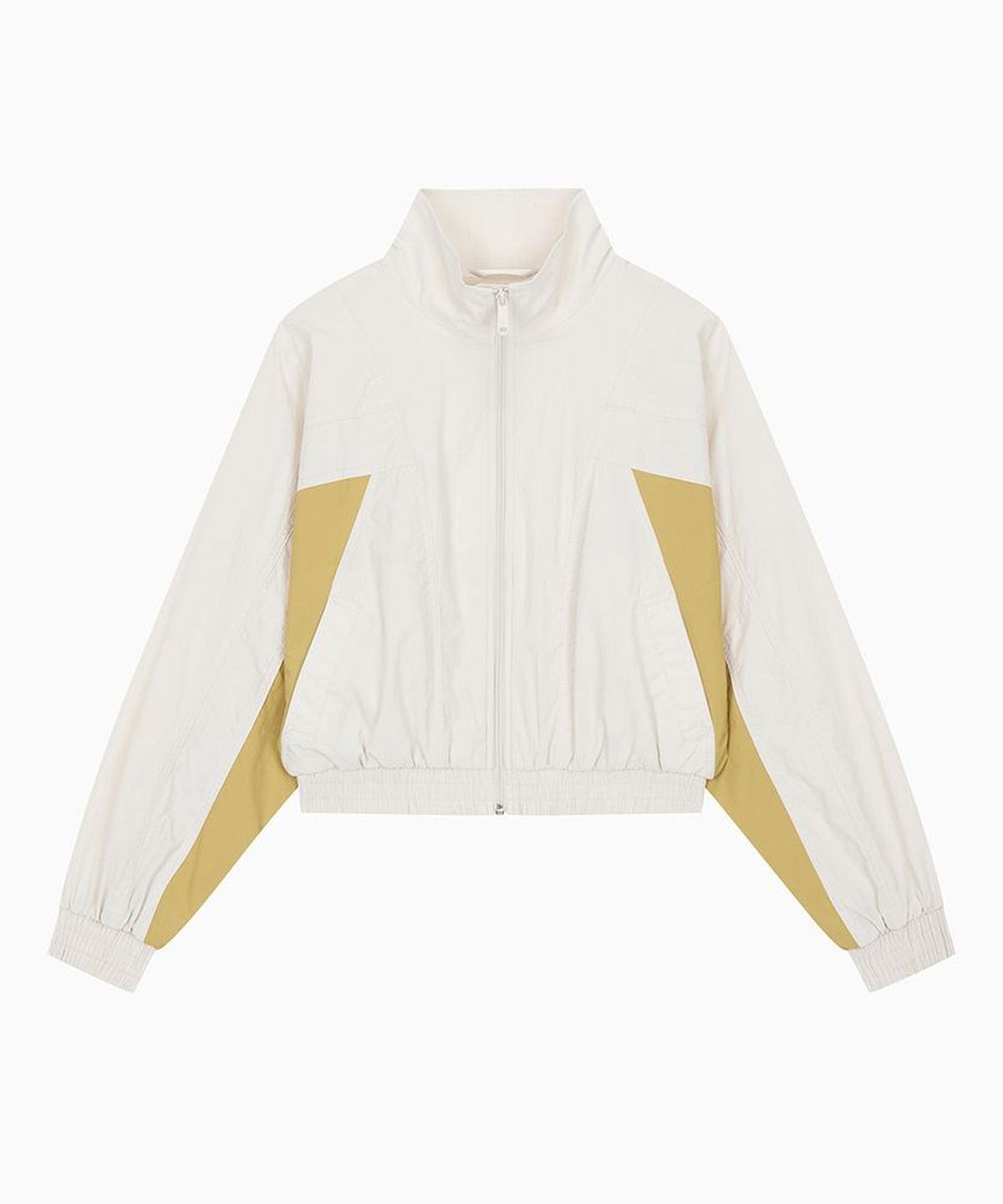 캘빈클라인 진(CALVIN KLEIN JEANS) 여성 크롭 돌먼 컬러블록 자켓 47F506G RM6