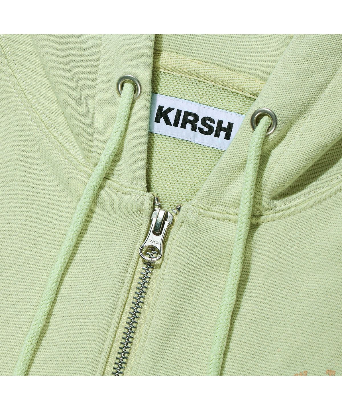 키르시(KIRSH) 두들 체리 서클 로고 후드 집업 [라이트 민트]