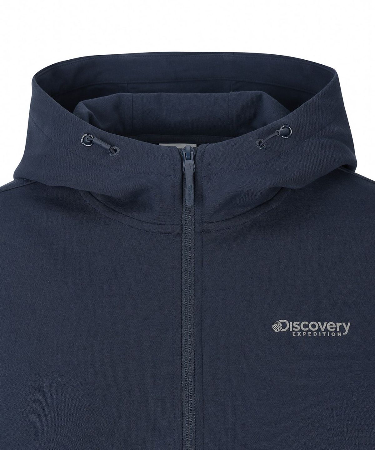 디스커버리 익스페디션(DISCOVERY EXPEDITION) 남성 테크 니트 트레이닝 후드 자켓 (D/NAVY)
