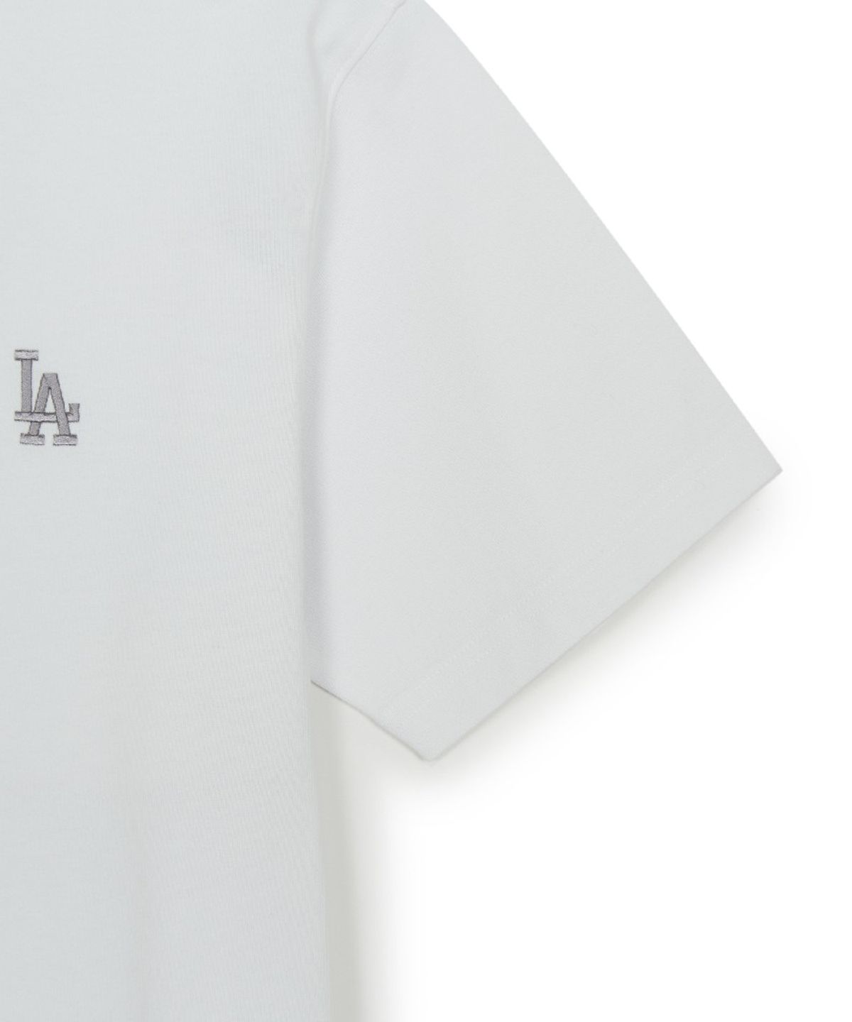 엠엘비(MLB) 베이직 헤비웨이트 오버핏 반팔 티셔츠 LA (White)