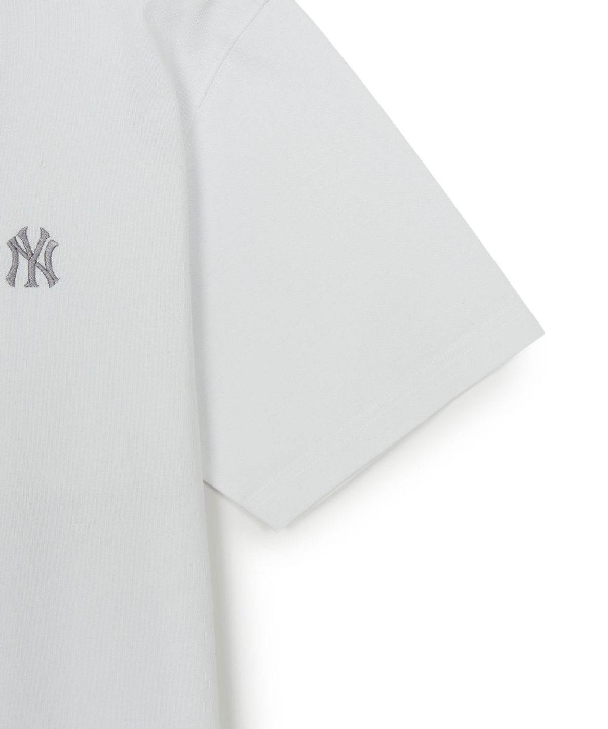 엠엘비(MLB) 베이직 헤비웨이트 오버핏 반팔 티셔츠 NY (White)