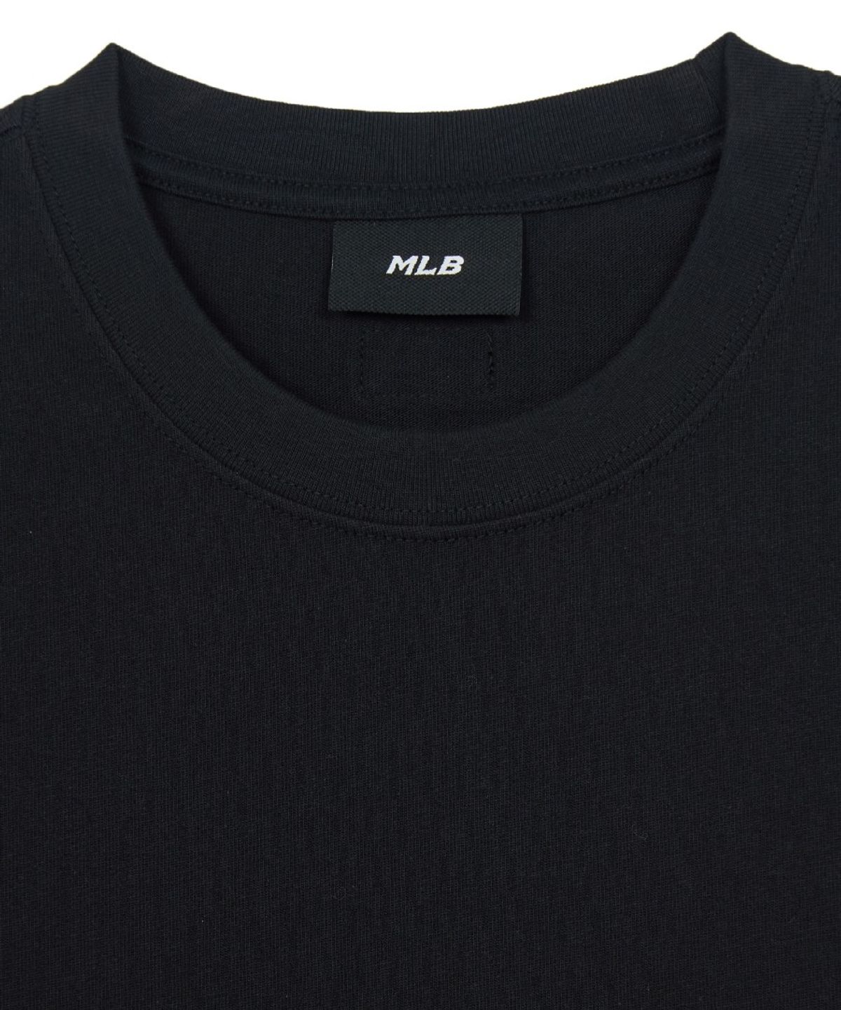 엠엘비(MLB) 베이직 헤비웨이트 오버핏 반팔 티셔츠 NY (Black)