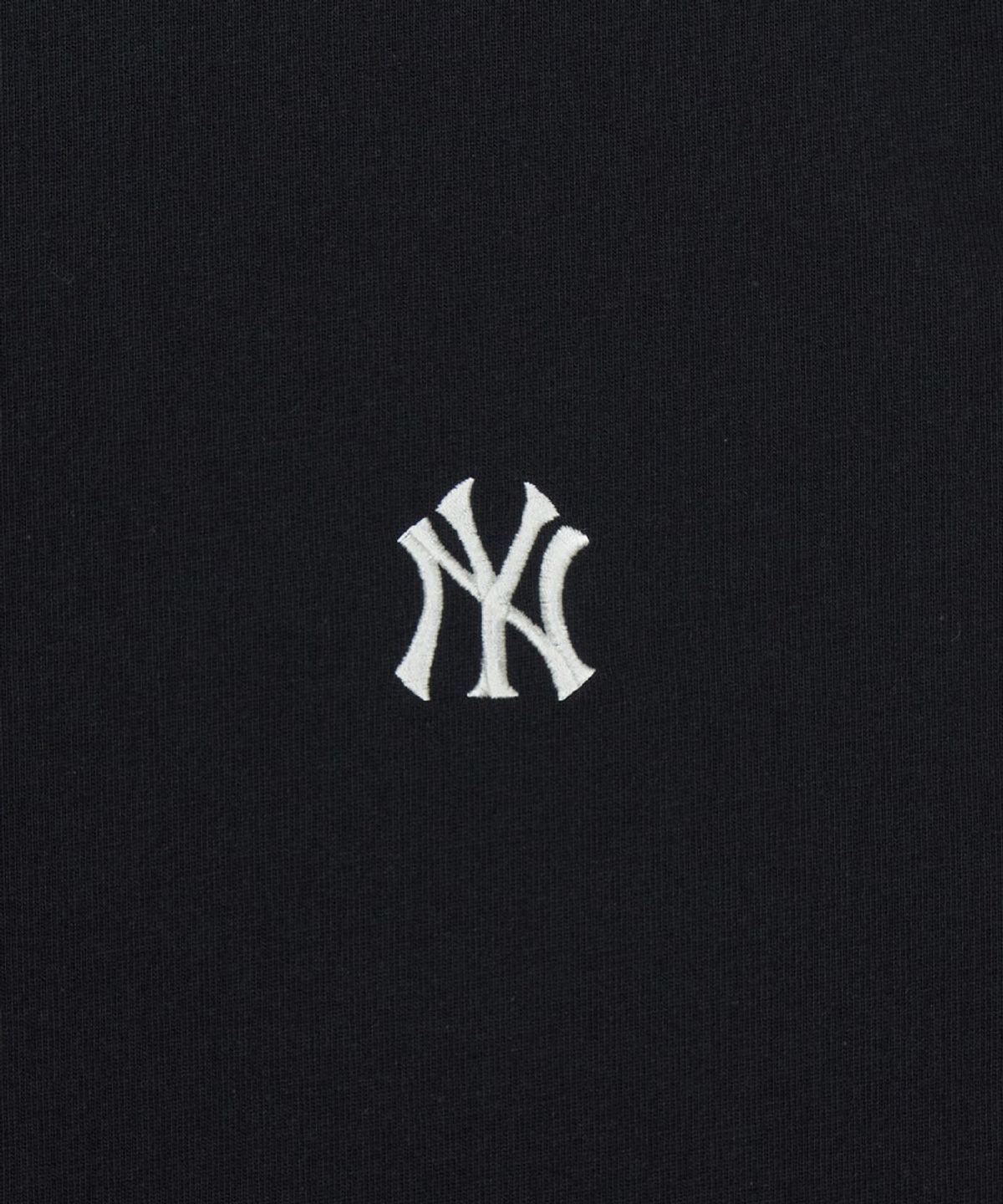 엠엘비(MLB) 베이직 헤비웨이트 오버핏 반팔 티셔츠 NY (Black)