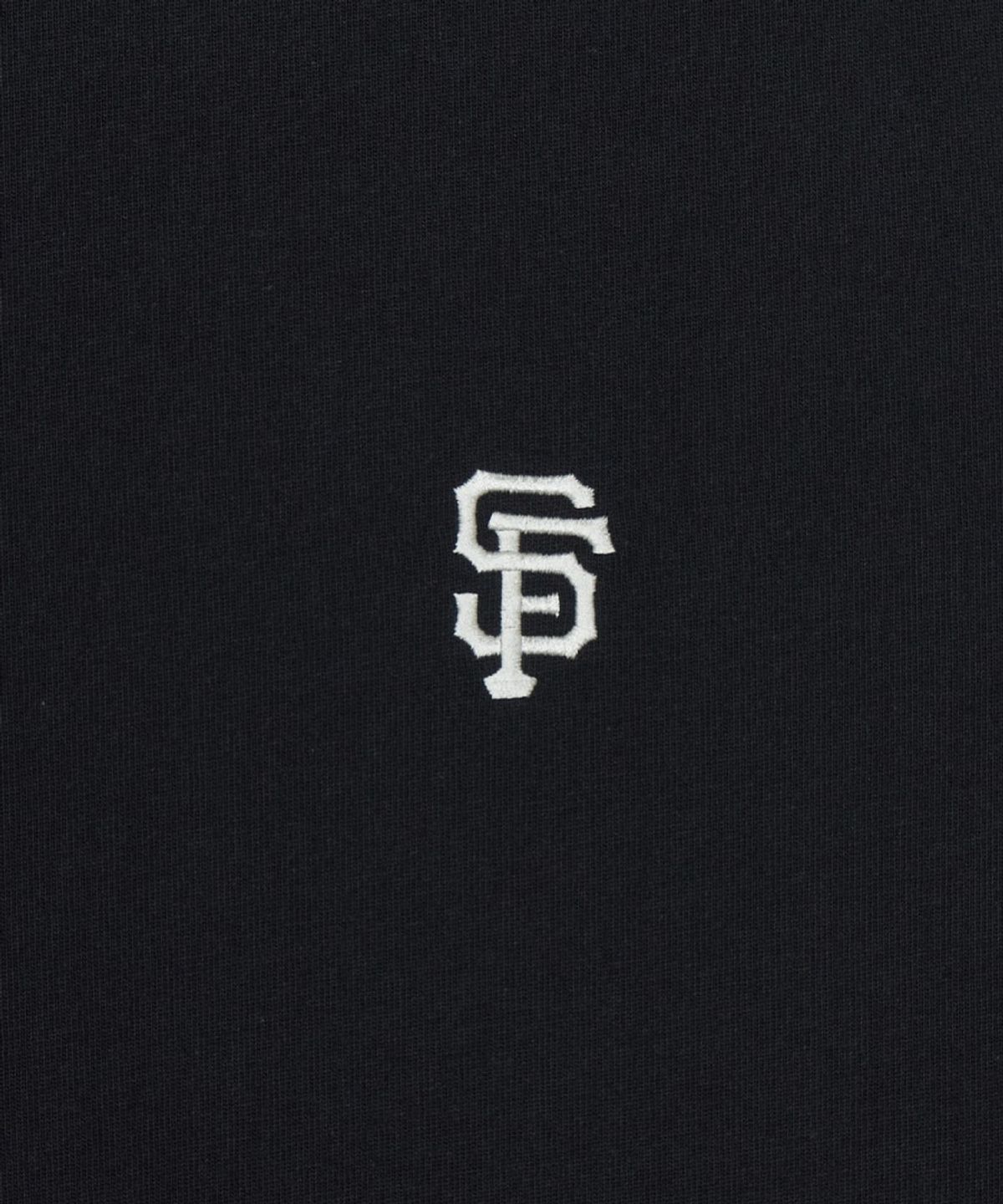 엠엘비(MLB) 베이직 헤비웨이트 오버핏 반팔 티셔츠 SF (Black)