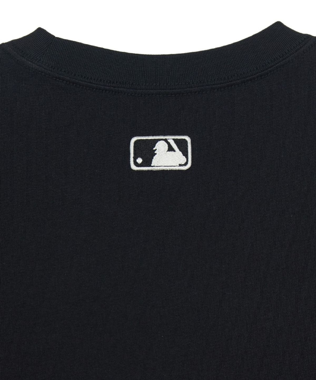 엠엘비(MLB) 베이직 헤비웨이트 오버핏 반팔 티셔츠 SF (Black)