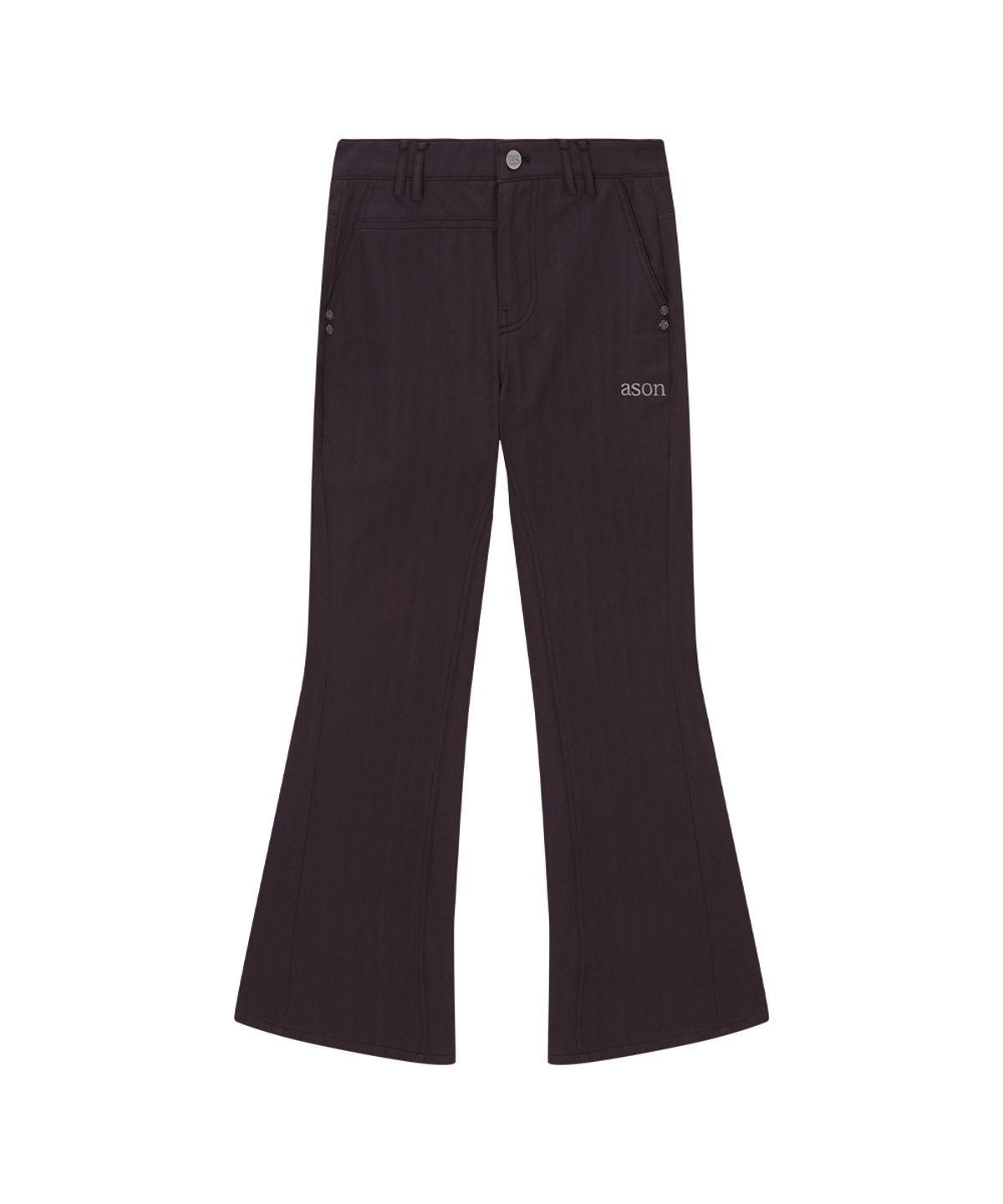 애즈온(ASON) TINA TWILL PANTS / PURPLE