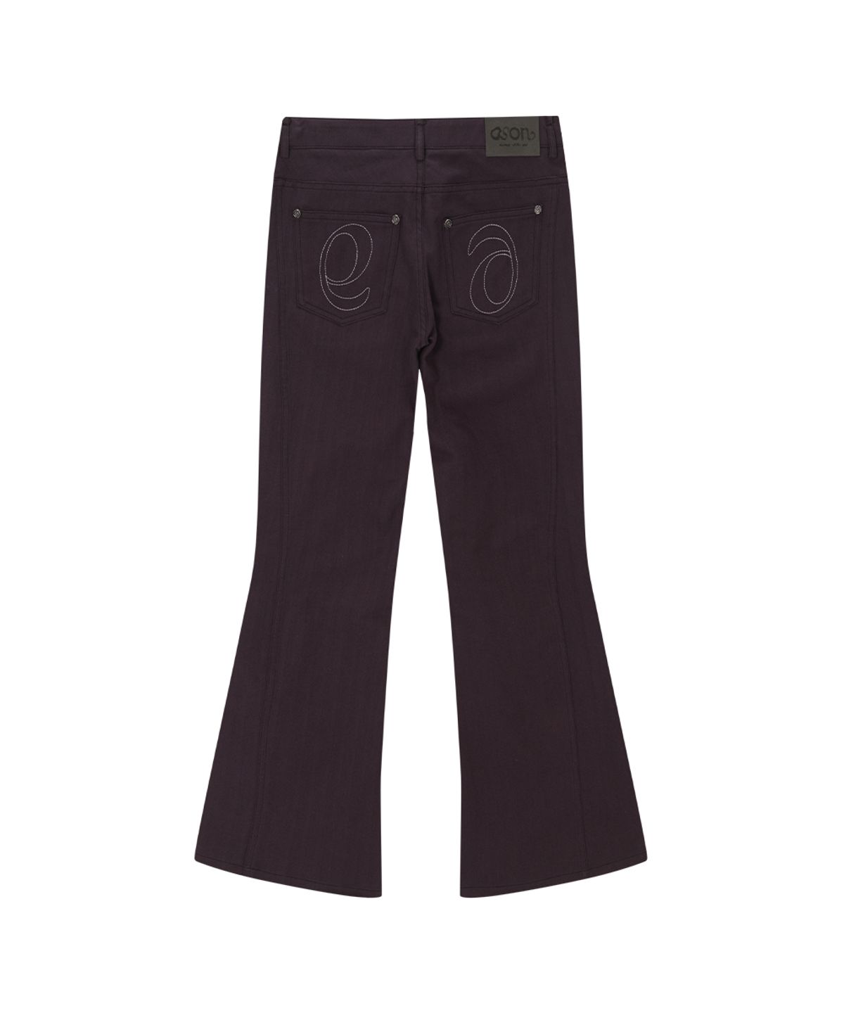 애즈온(ASON) TINA TWILL PANTS / PURPLE