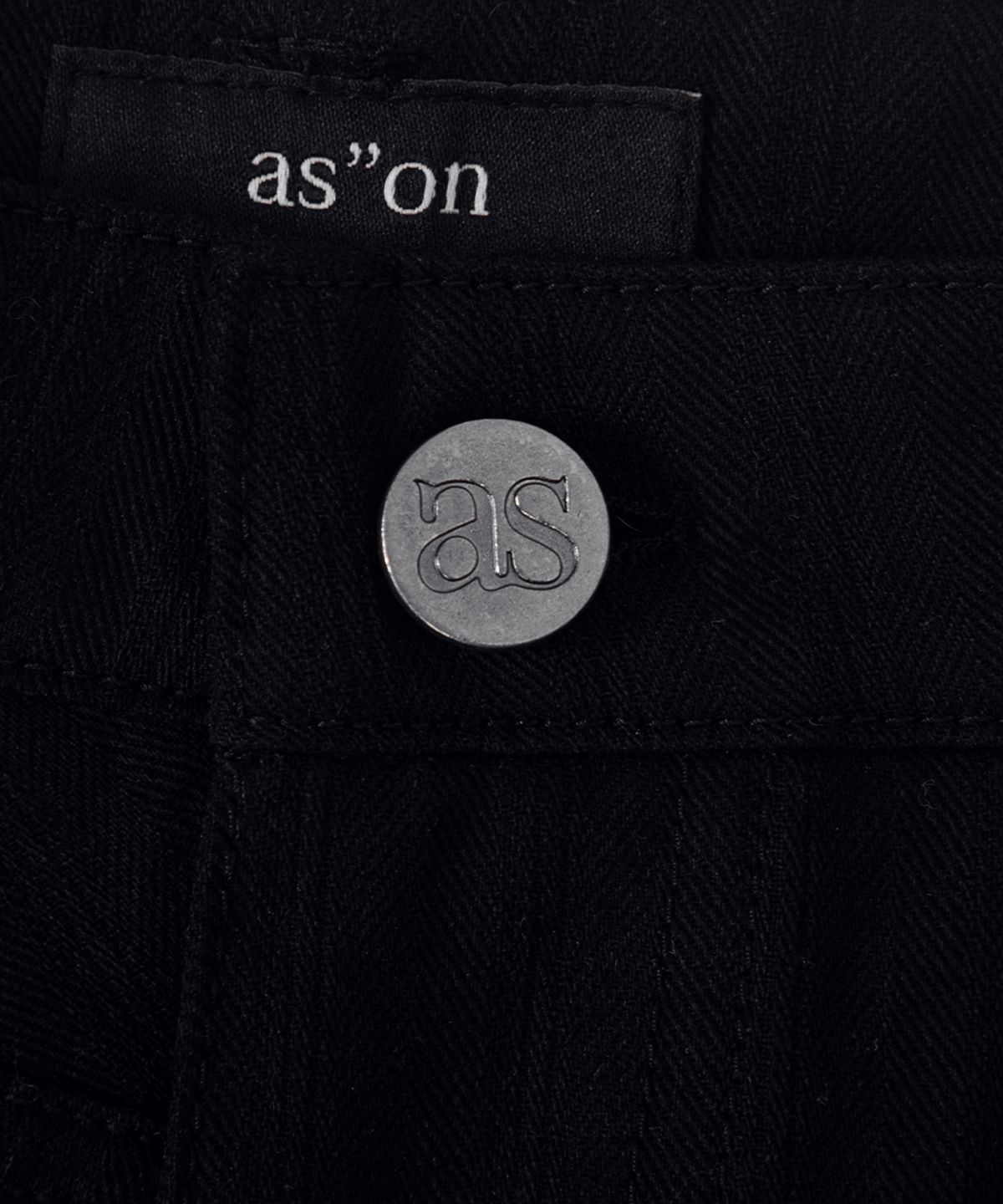 애즈온(ASON) TINA TWILL PANTS / BLACK