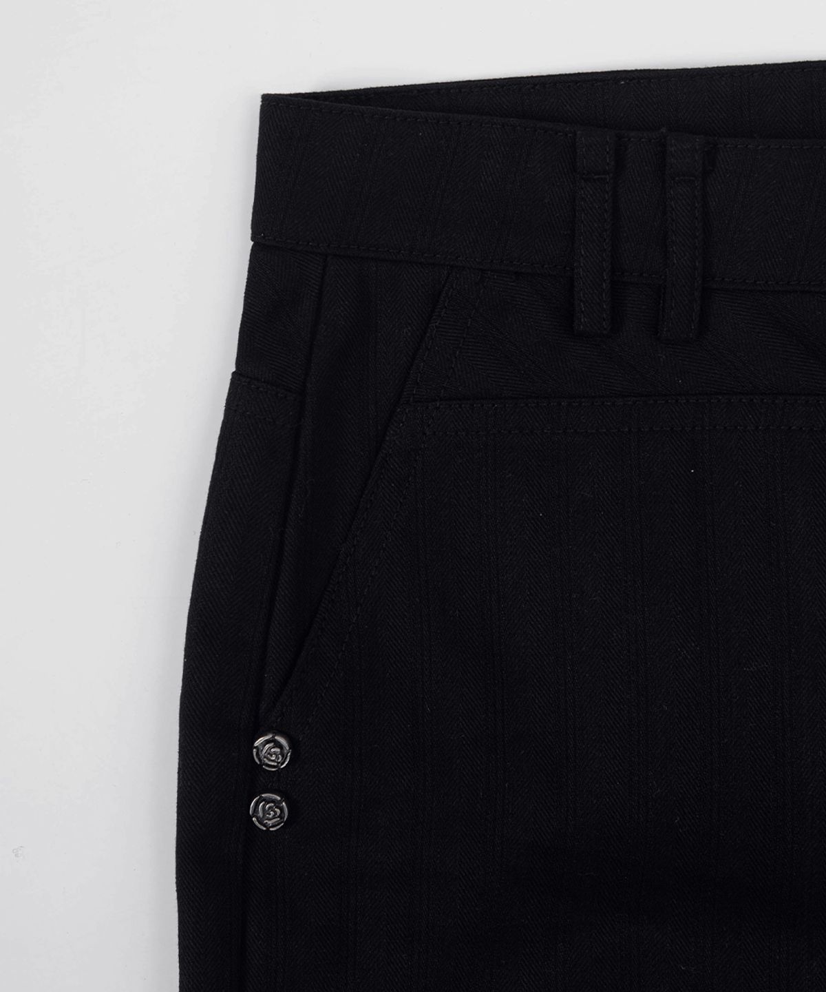 애즈온(ASON) TINA TWILL PANTS / BLACK