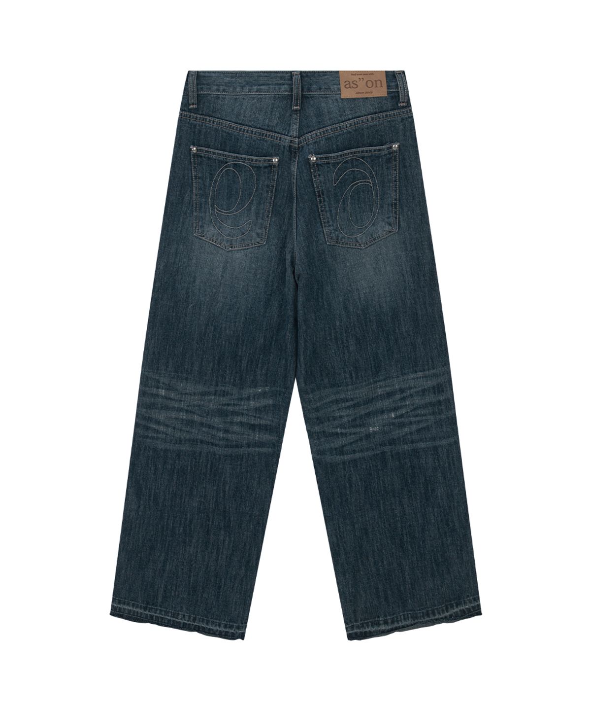 애즈온(ASON) FADE DENIM WASHING PANTS / BLUE