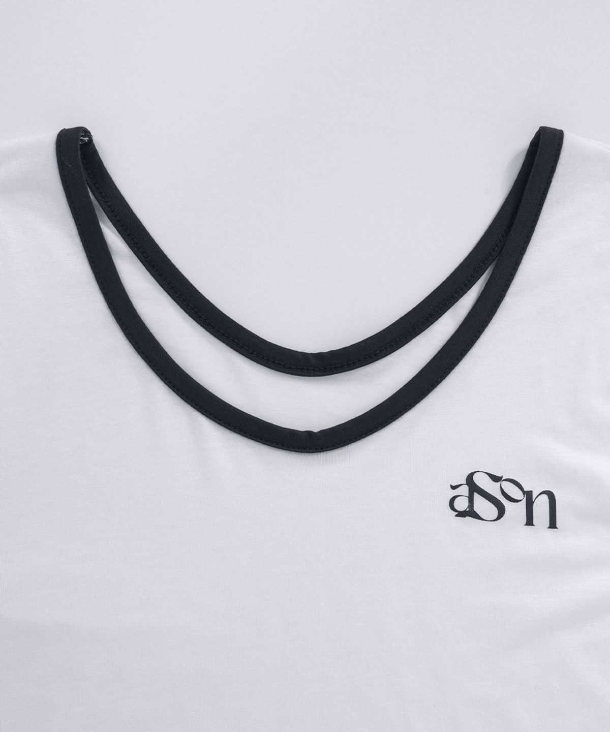 애즈온(ASON) EVE RINGER TEE / WHITE