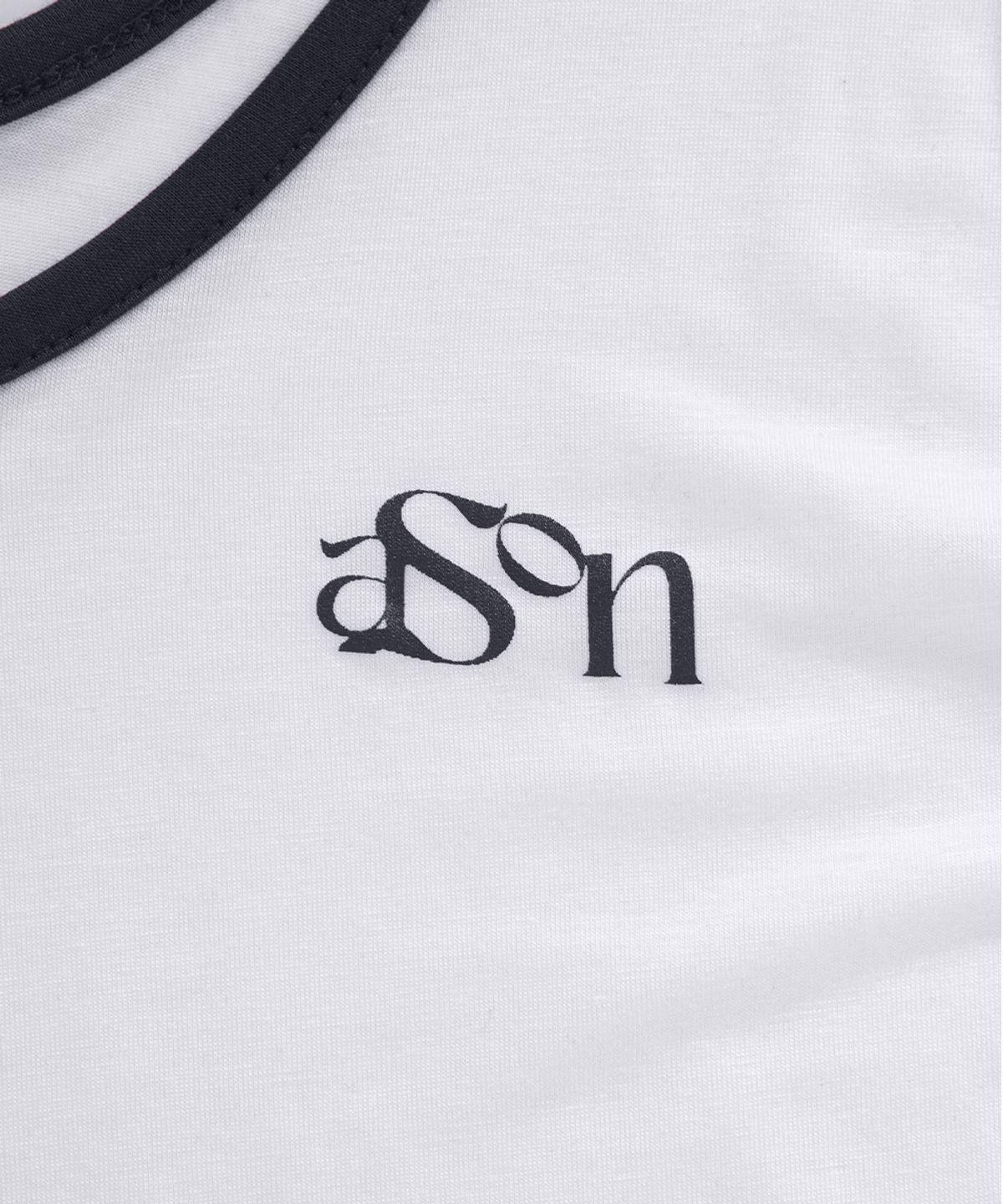 애즈온(ASON) EVE RINGER TEE / WHITE