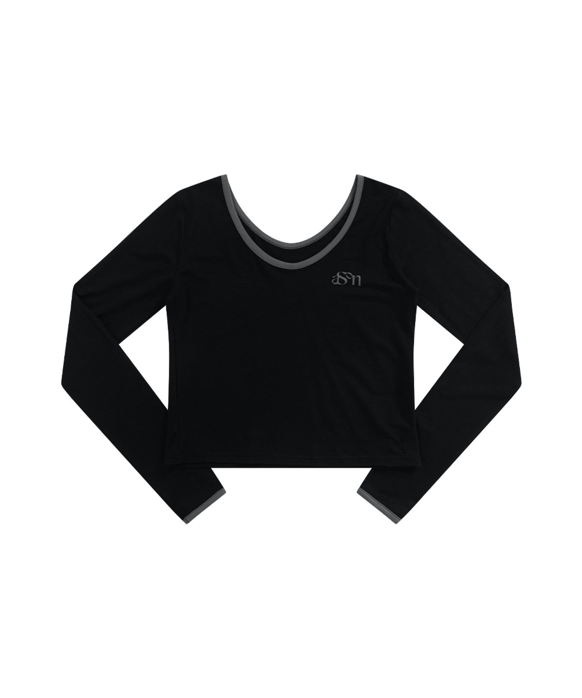 애즈온(ASON) EVE RINGER TEE / BLACK
