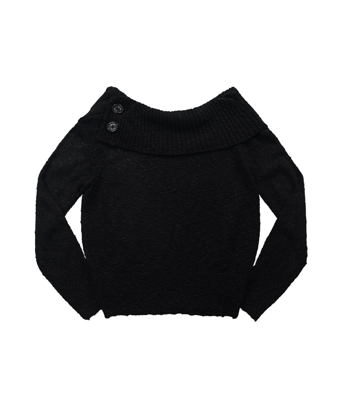 애즈온(ASON) KIRA OFF-SHOULDER KNIT / BLACK