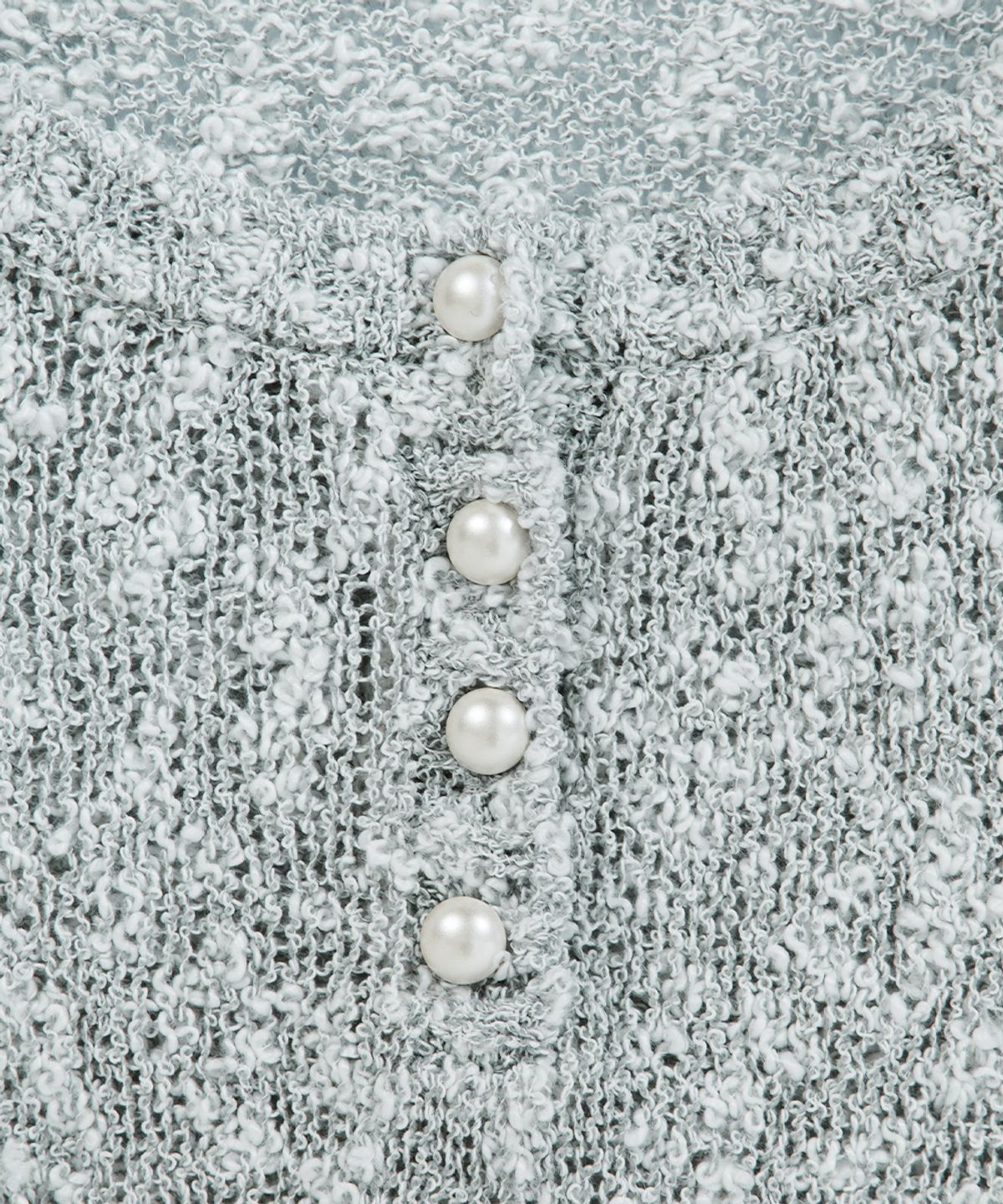 애즈온(ASON) ICE BOUCLE KNIT / GRAY