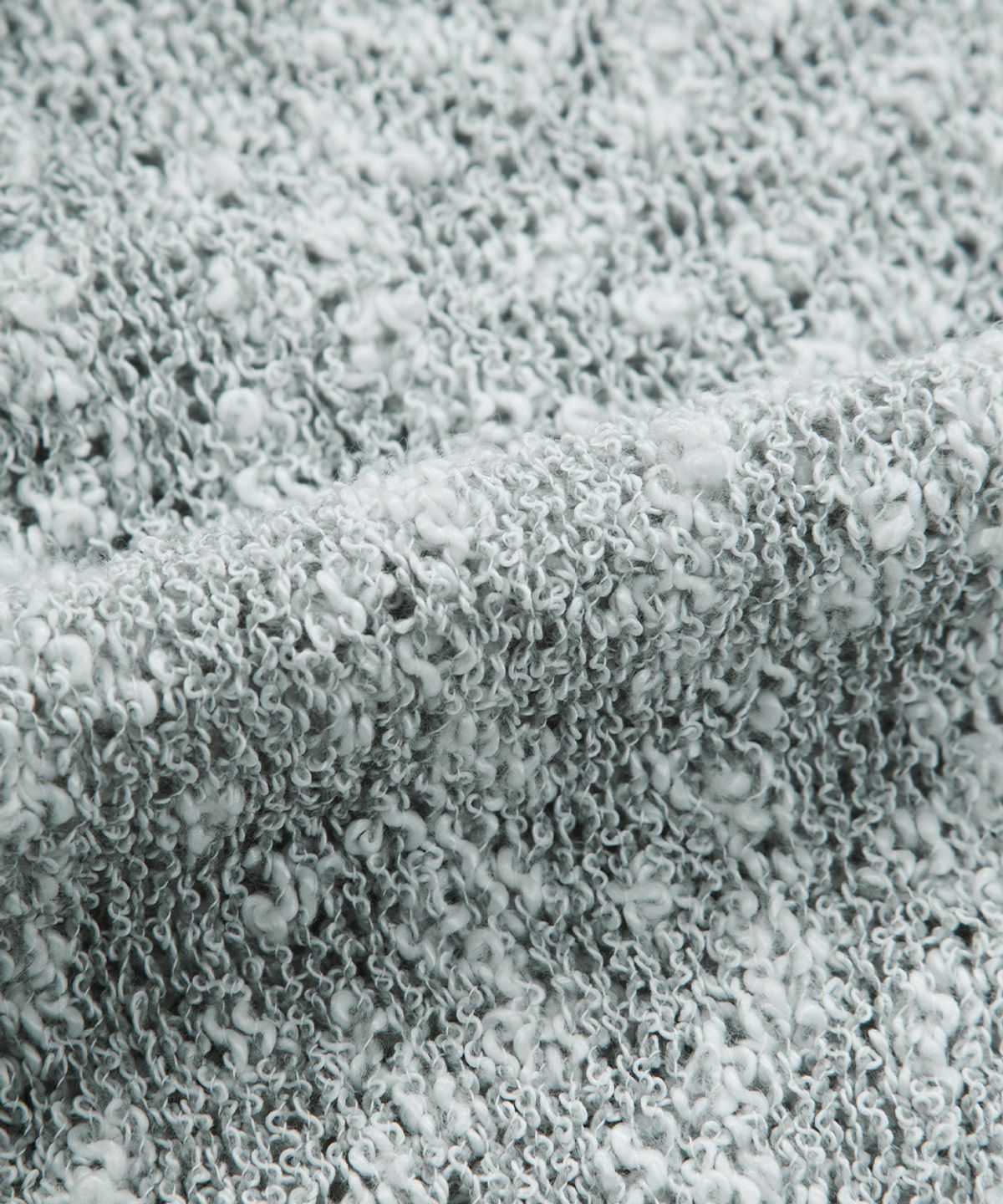 애즈온(ASON) ICE BOUCLE KNIT / GRAY