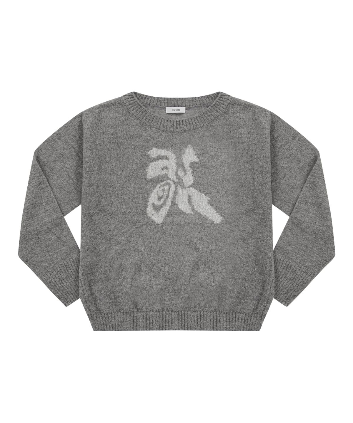 애즈온(ASON) MAZE KNIT / GRAY