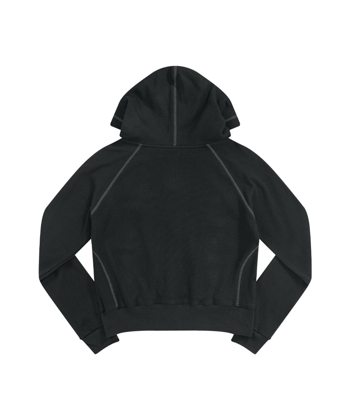 애즈온(ASON) BUNNY TRAINING HOOD ZIP-UP / CHARCOAL