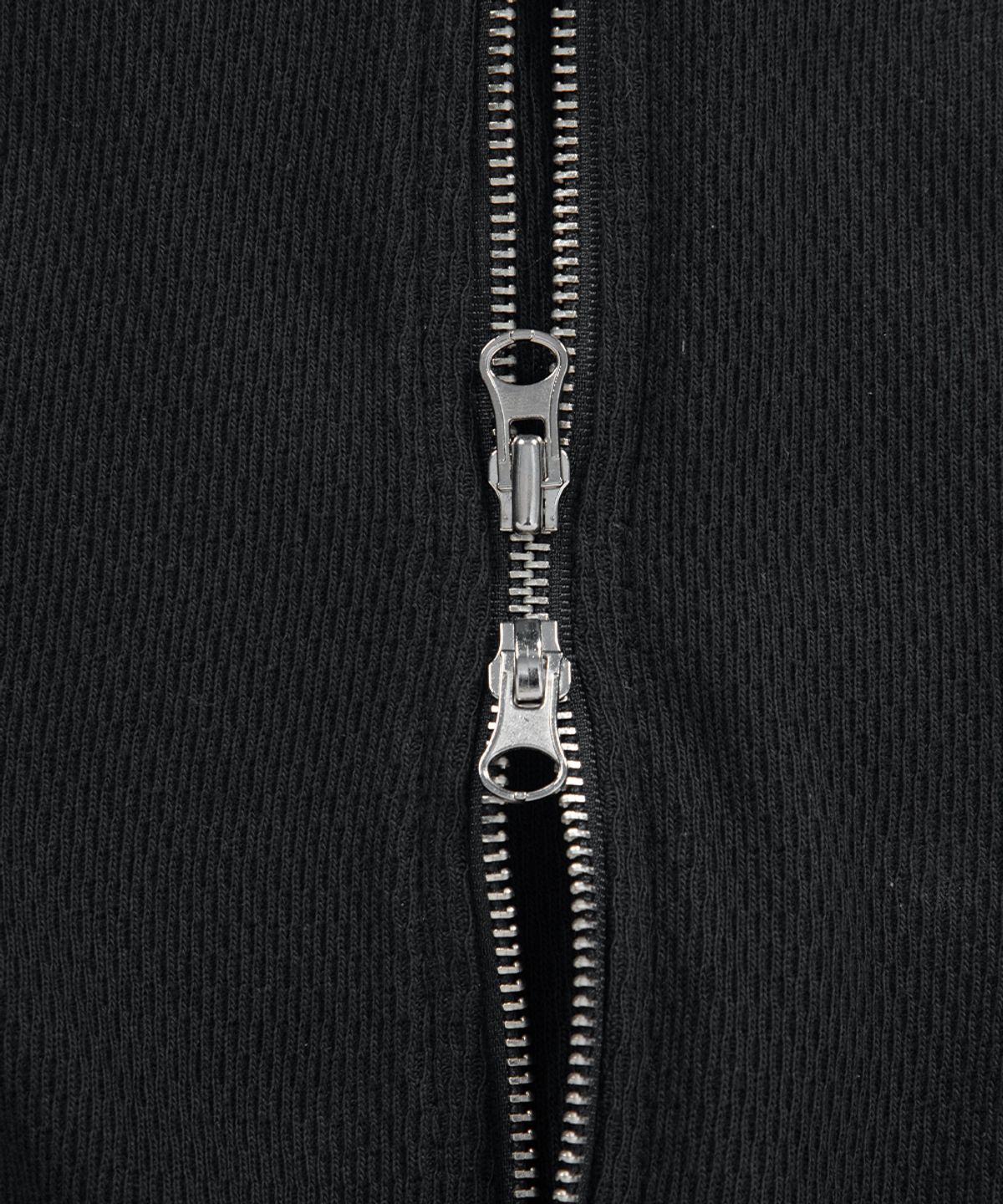 애즈온(ASON) BUNNY TRAINING HOOD ZIP-UP / CHARCOAL