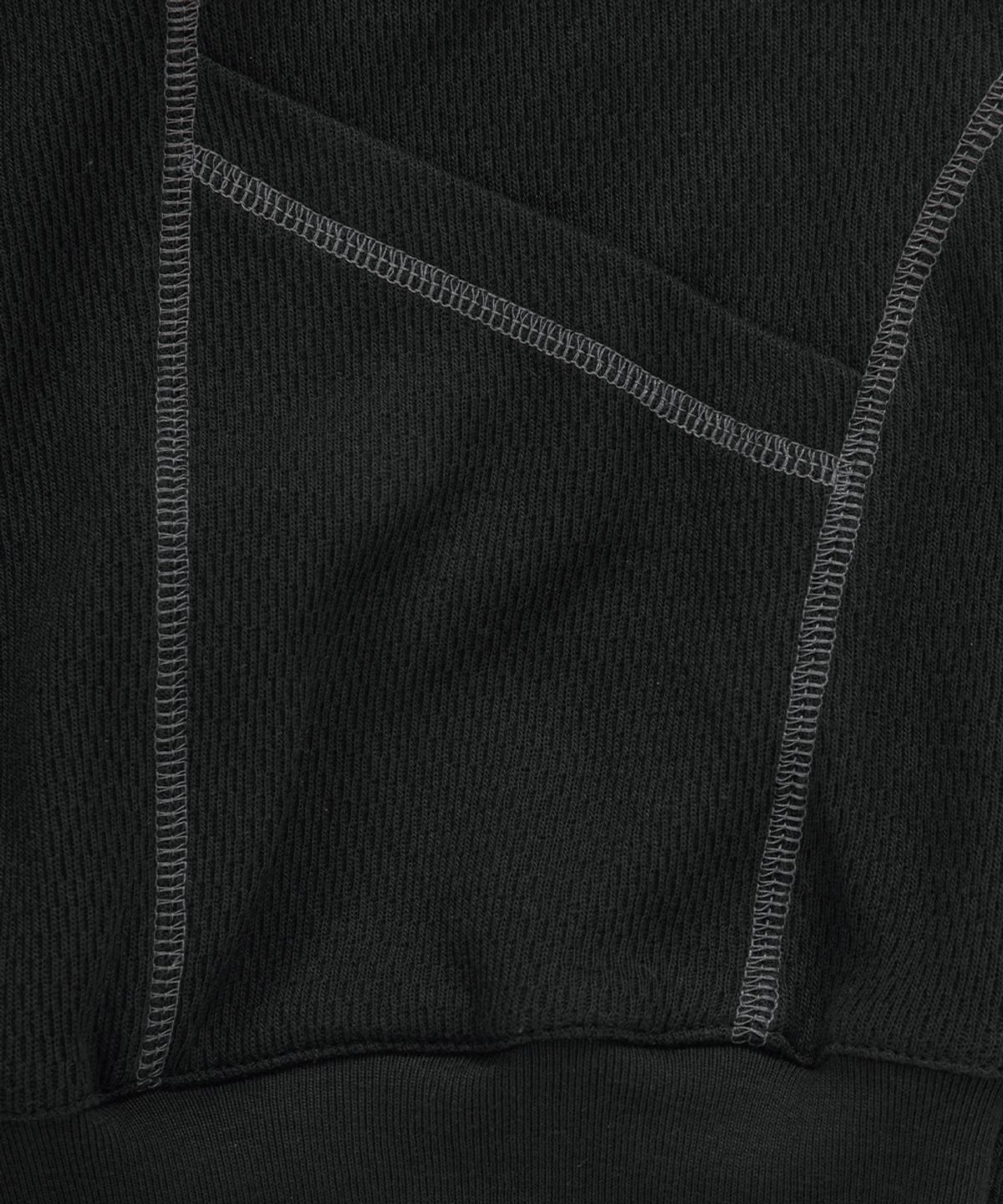 애즈온(ASON) BUNNY TRAINING HOOD ZIP-UP / CHARCOAL
