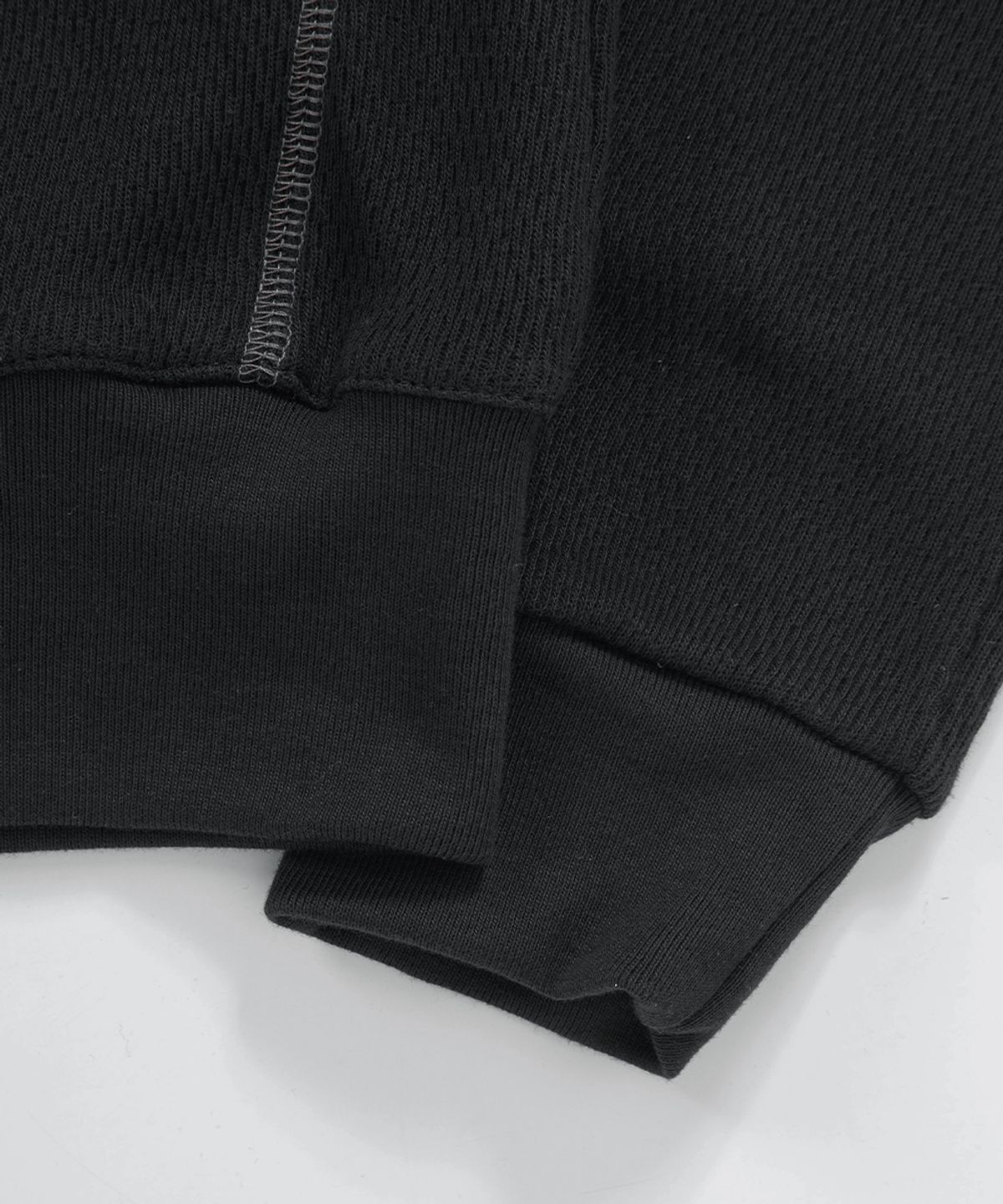 애즈온(ASON) BUNNY TRAINING HOOD ZIP-UP / CHARCOAL