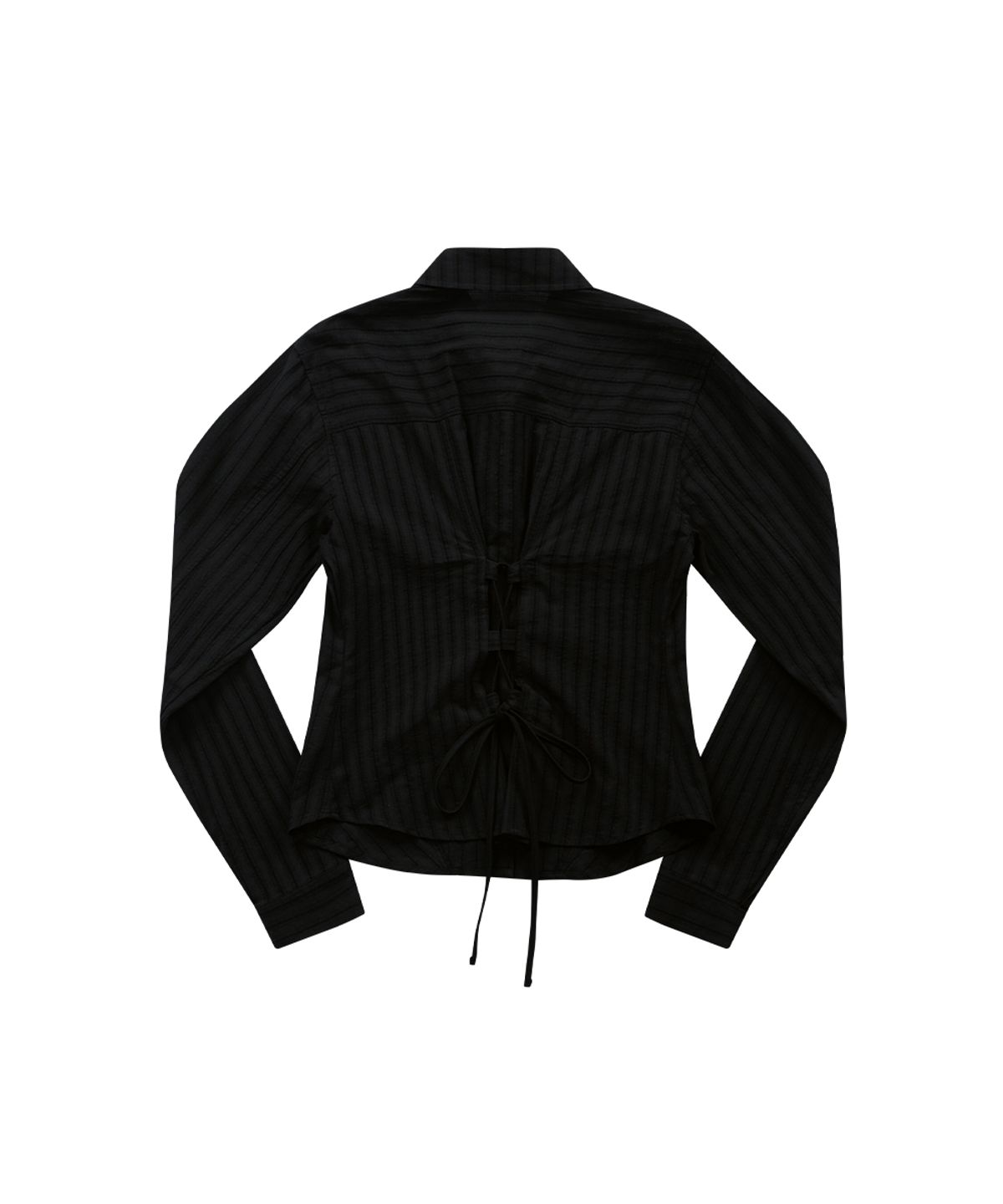 애즈온(ASON) NIKO CORSET SHIRT / BLACK