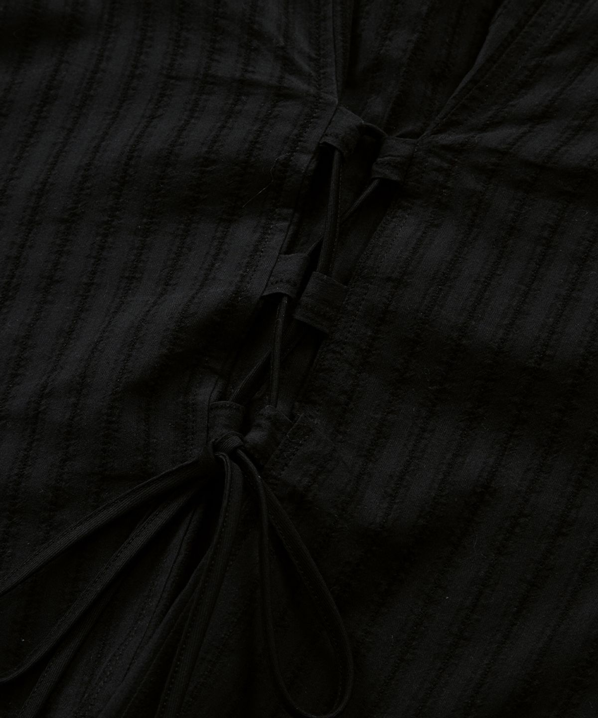 애즈온(ASON) NIKO CORSET SHIRT / BLACK