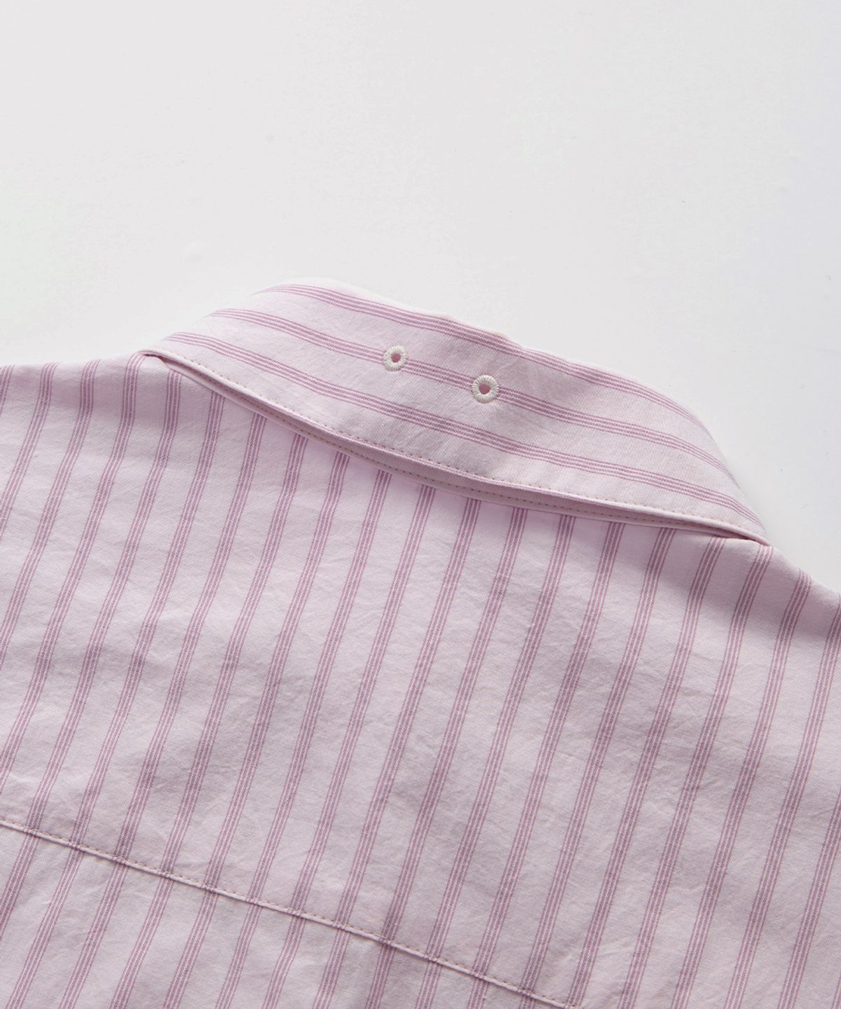 애즈온(ASON) LOPY STRIPE SHIRT / PINK