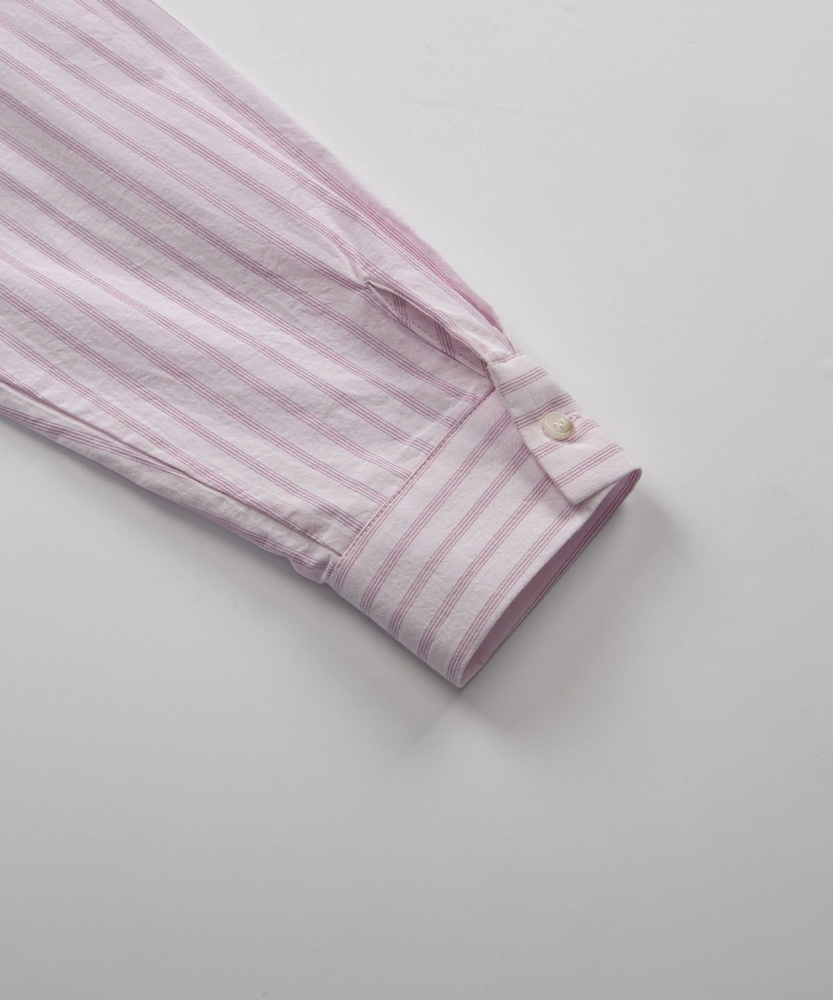 애즈온(ASON) LOPY STRIPE SHIRT / PINK