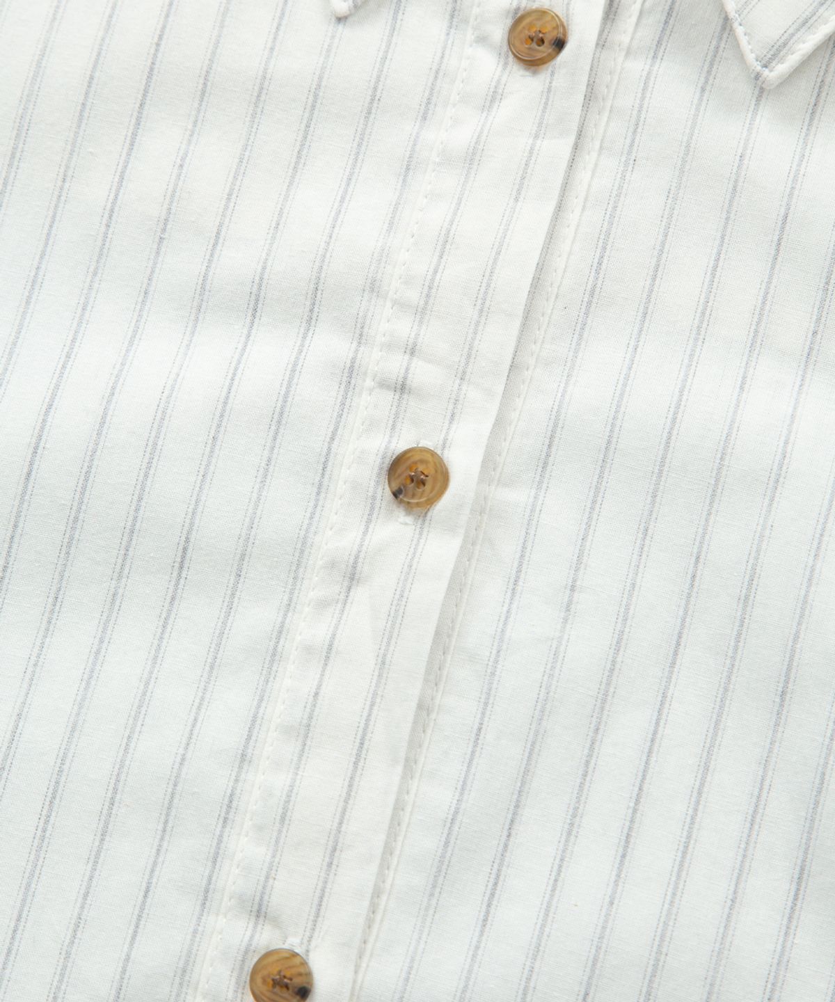 애즈온(ASON) LOPY STRIPE SHIRT / IVORY