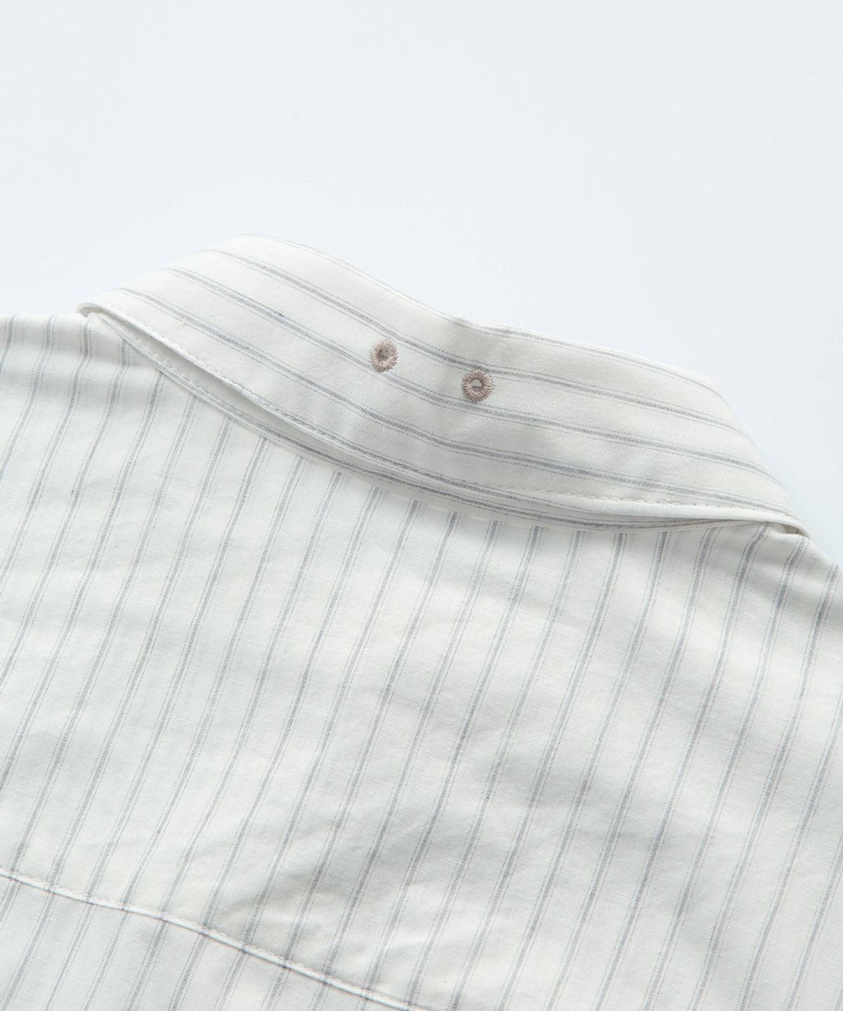 애즈온(ASON) LOPY STRIPE SHIRT / IVORY
