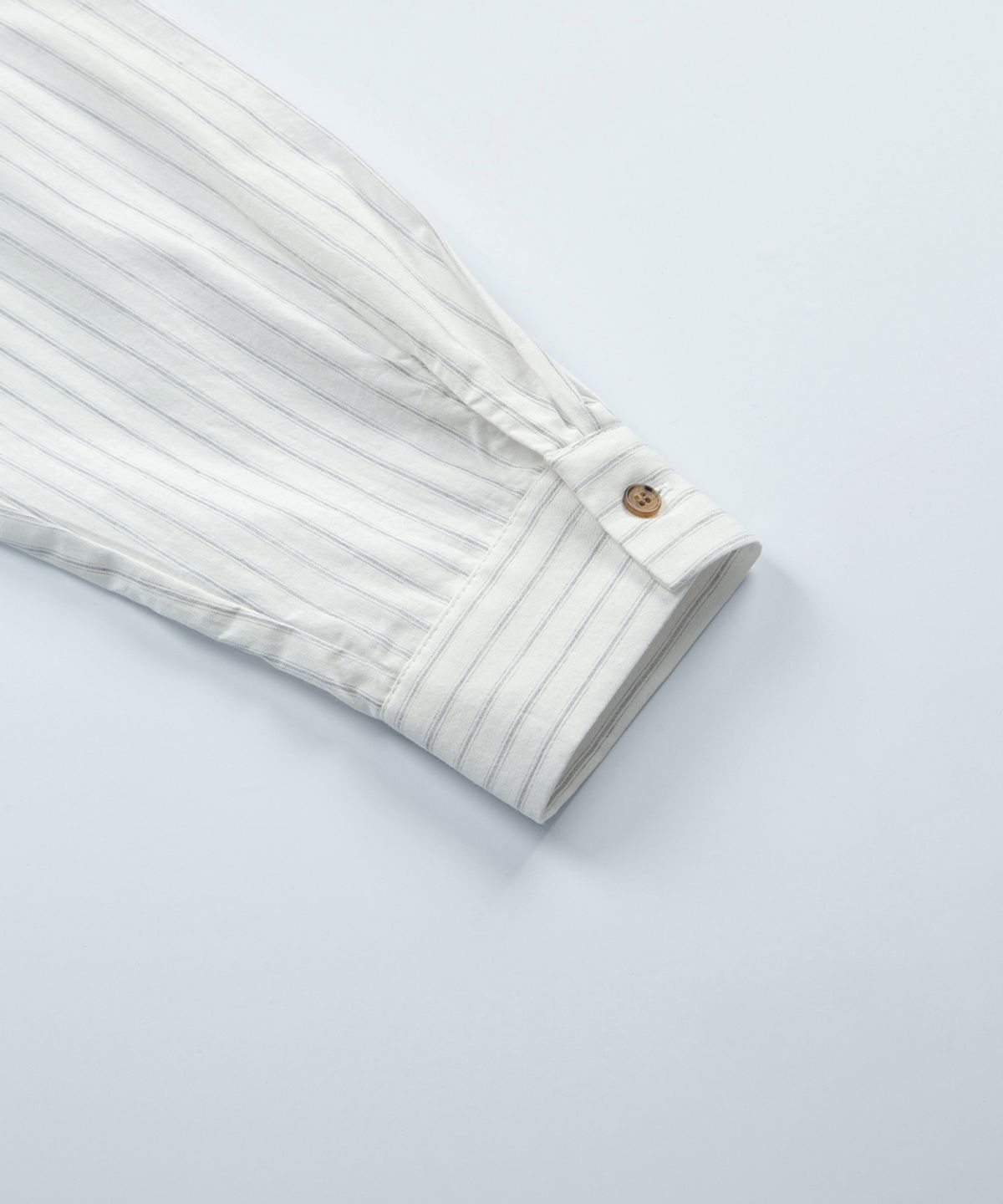 애즈온(ASON) LOPY STRIPE SHIRT / IVORY