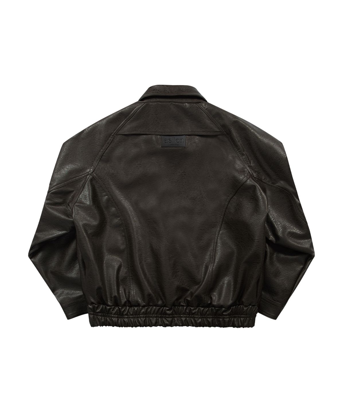 애즈온(ASON) RILT LEATHER JACKET / BROWN