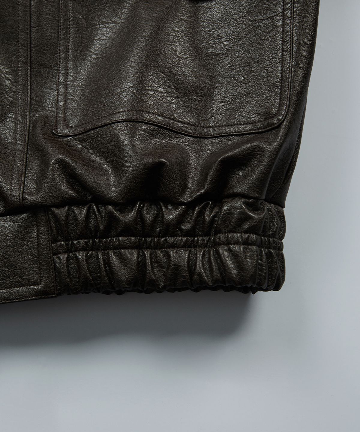 애즈온(ASON) RILT LEATHER JACKET / BROWN