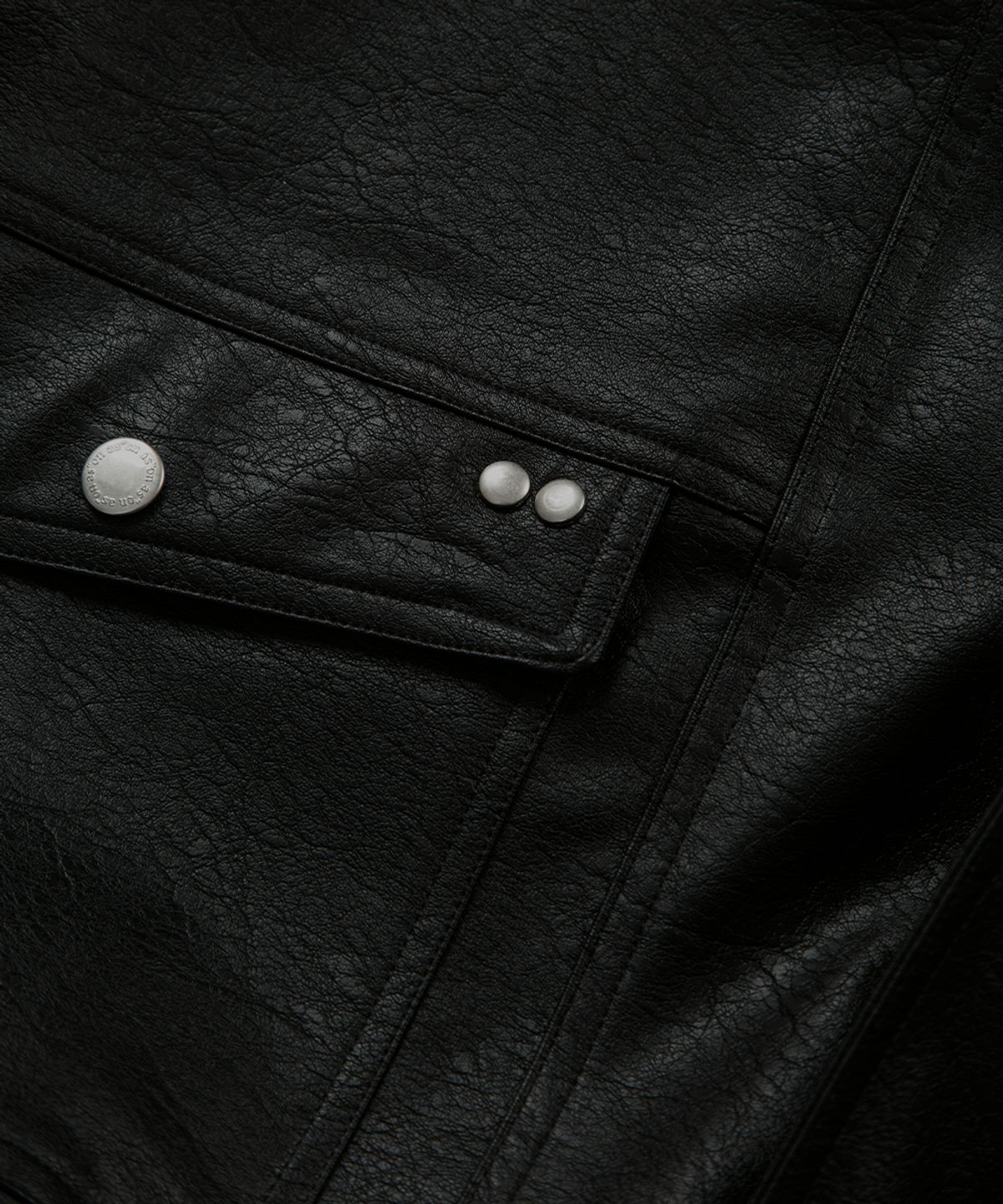 애즈온(ASON) RILT LEATHER JACKET / BLACK