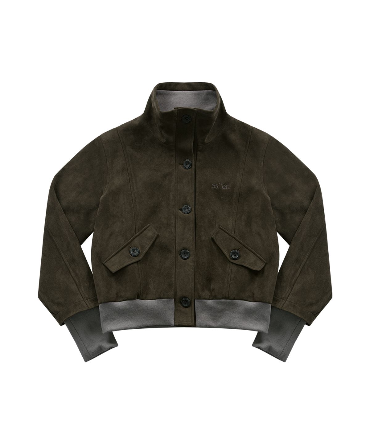 애즈온(ASON) DUMBO SUEDE JACKET / BROWN