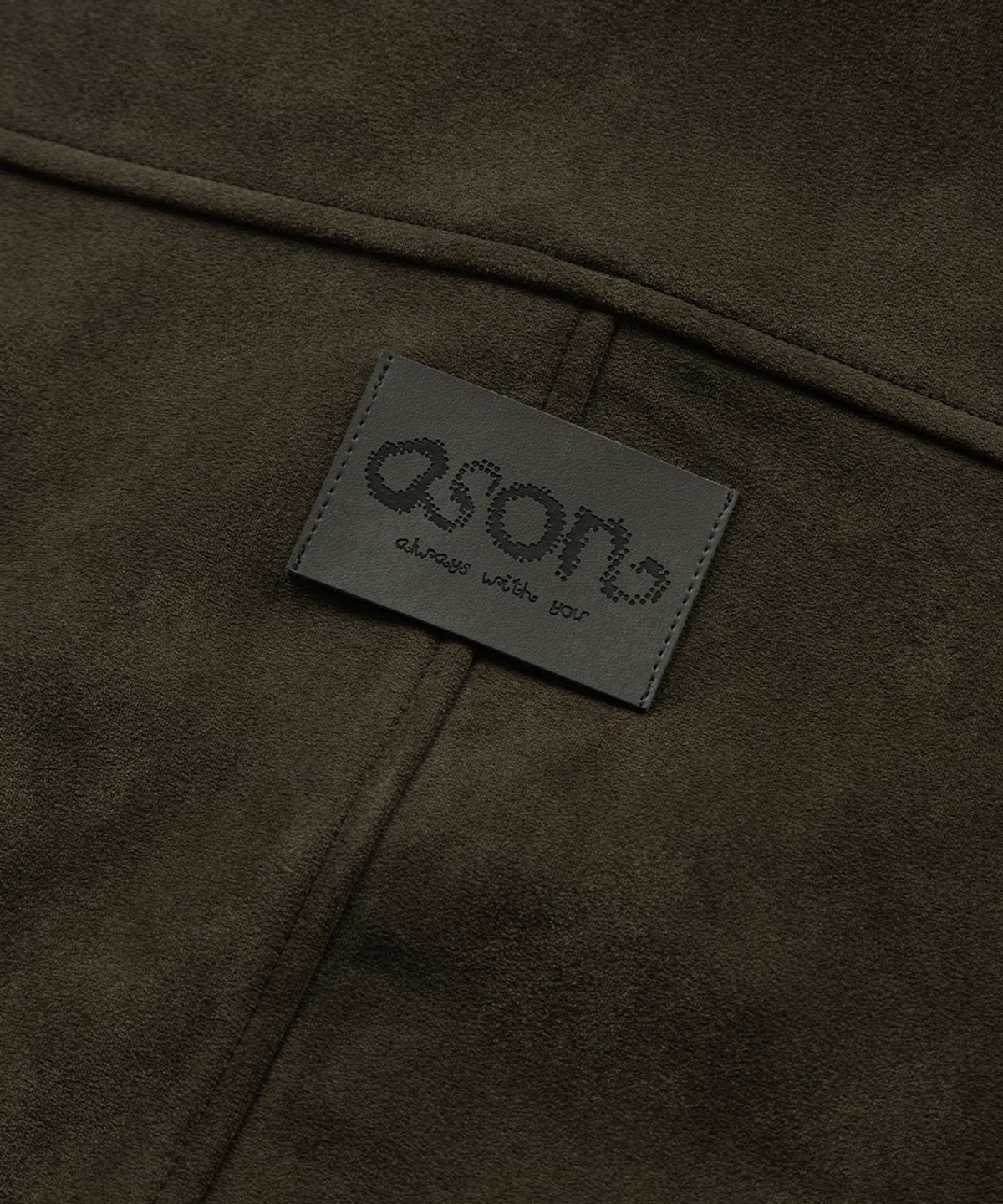 애즈온(ASON) DUMBO SUEDE JACKET / BROWN