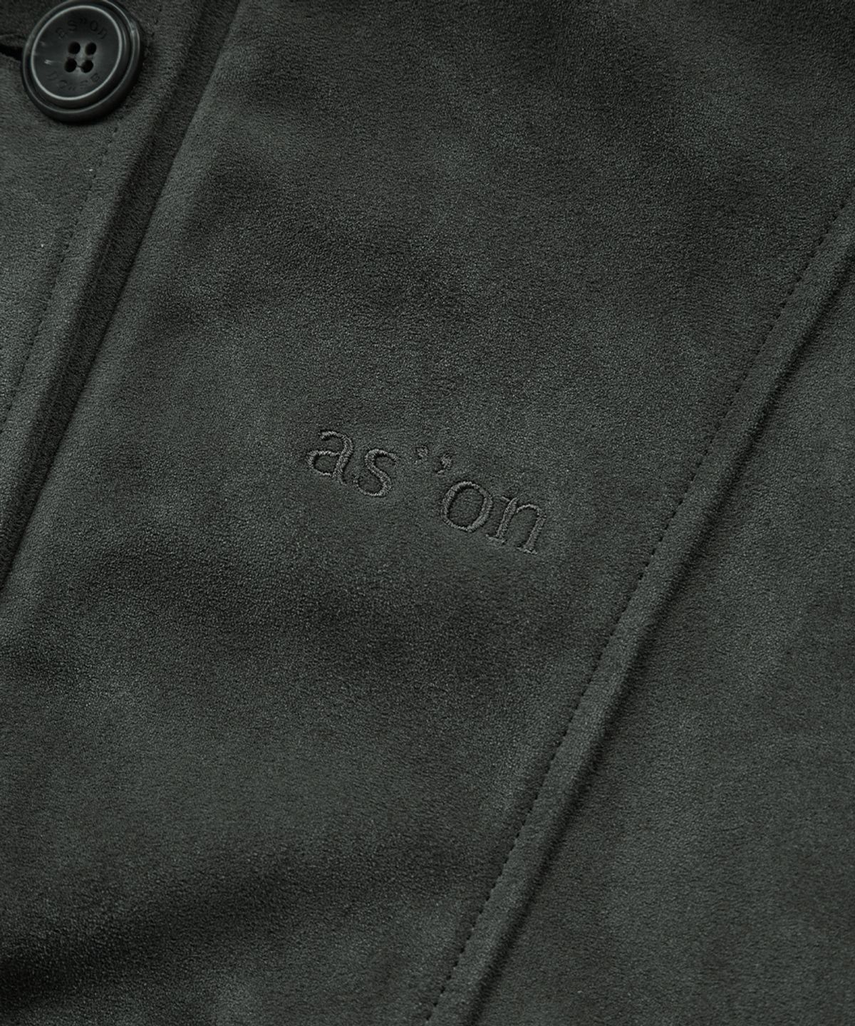애즈온(ASON) DUMBO SUEDE JACKET / CHARCOAL