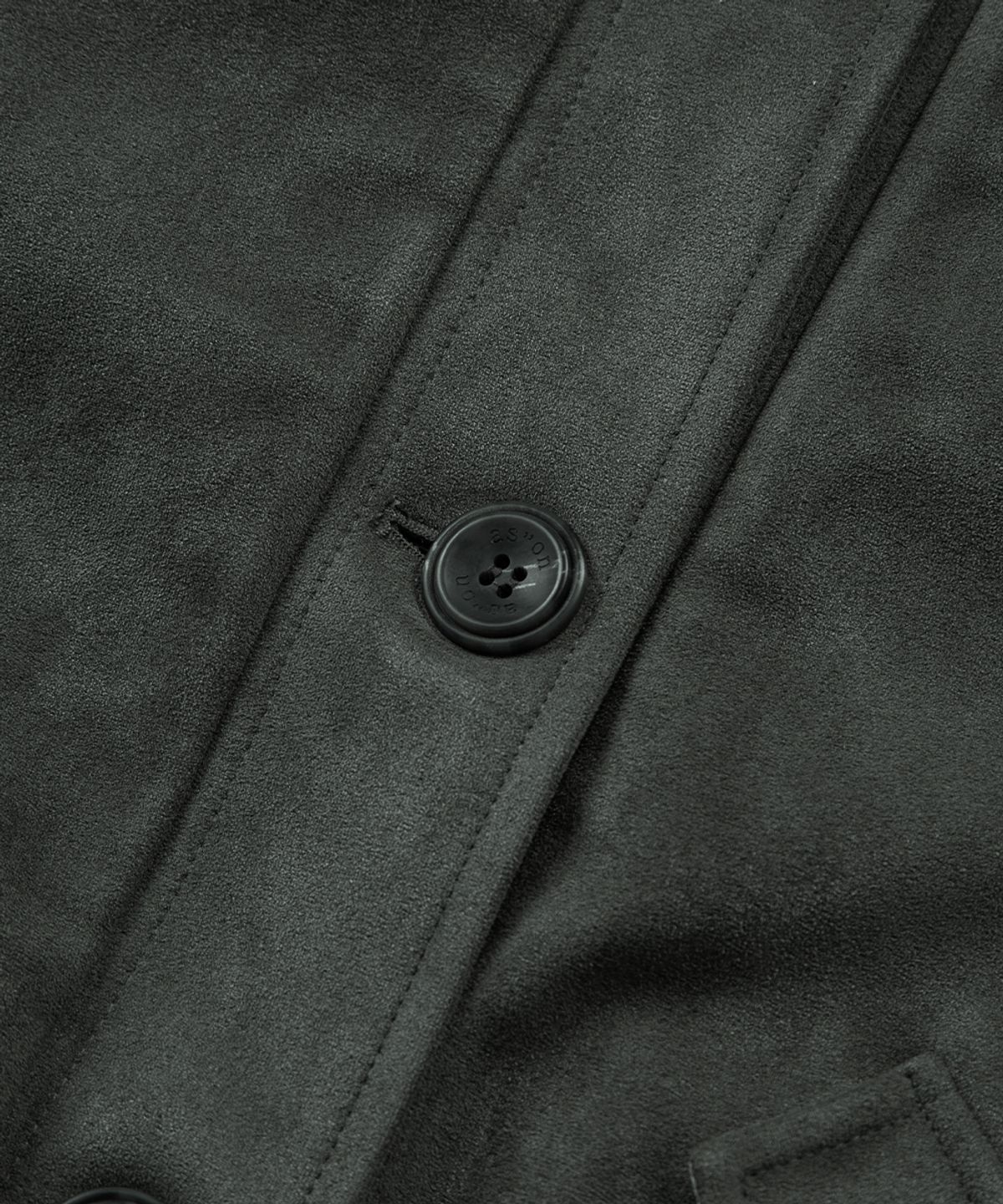 애즈온(ASON) DUMBO SUEDE JACKET / CHARCOAL