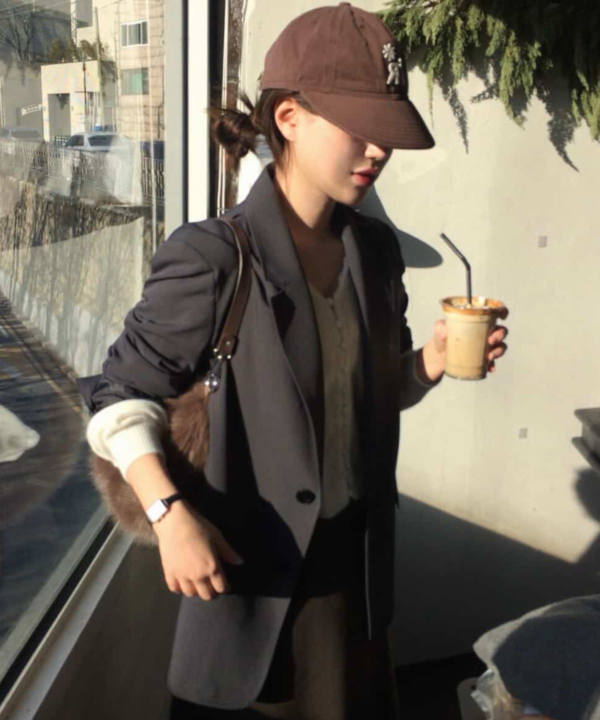 마인드브릿지 우먼(MIND BRIDGE WOMEN) [W]오버핏 싱글 투버튼 블레이저 - 3color