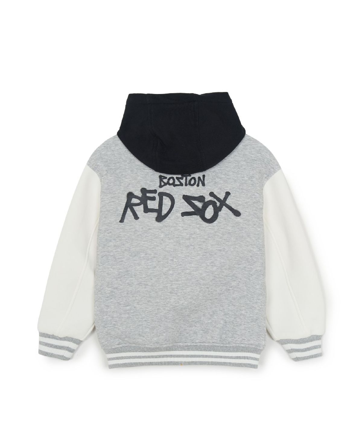 엠엘비 키즈(MLB KIDS) 스트릿 바시티 피케 후드 점퍼 BOS (L.Melange Grey)
