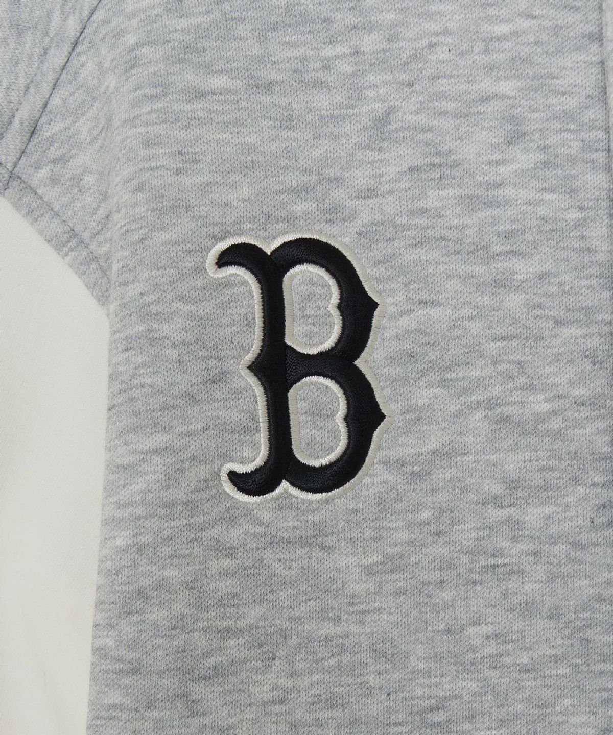 엠엘비 키즈(MLB KIDS) 스트릿 바시티 피케 후드 점퍼 BOS (L.Melange Grey)
