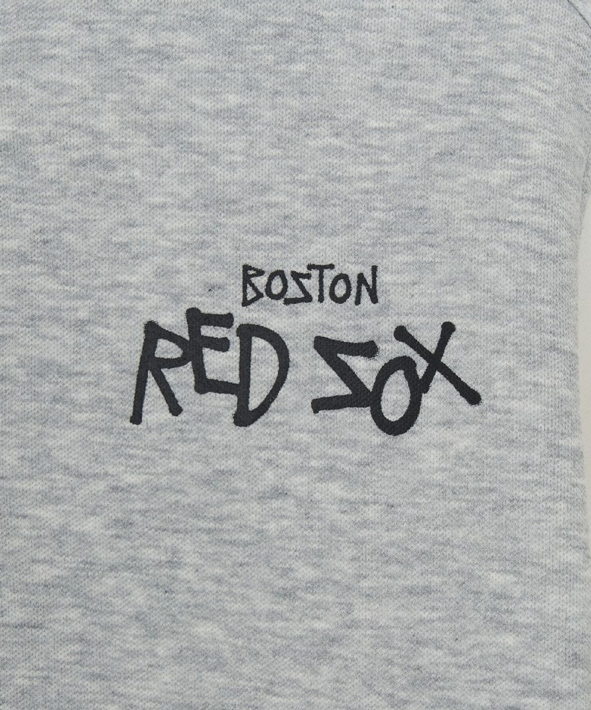 엠엘비 키즈(MLB KIDS) 스트릿 바시티 피케 후드 점퍼 BOS (L.Melange Grey)